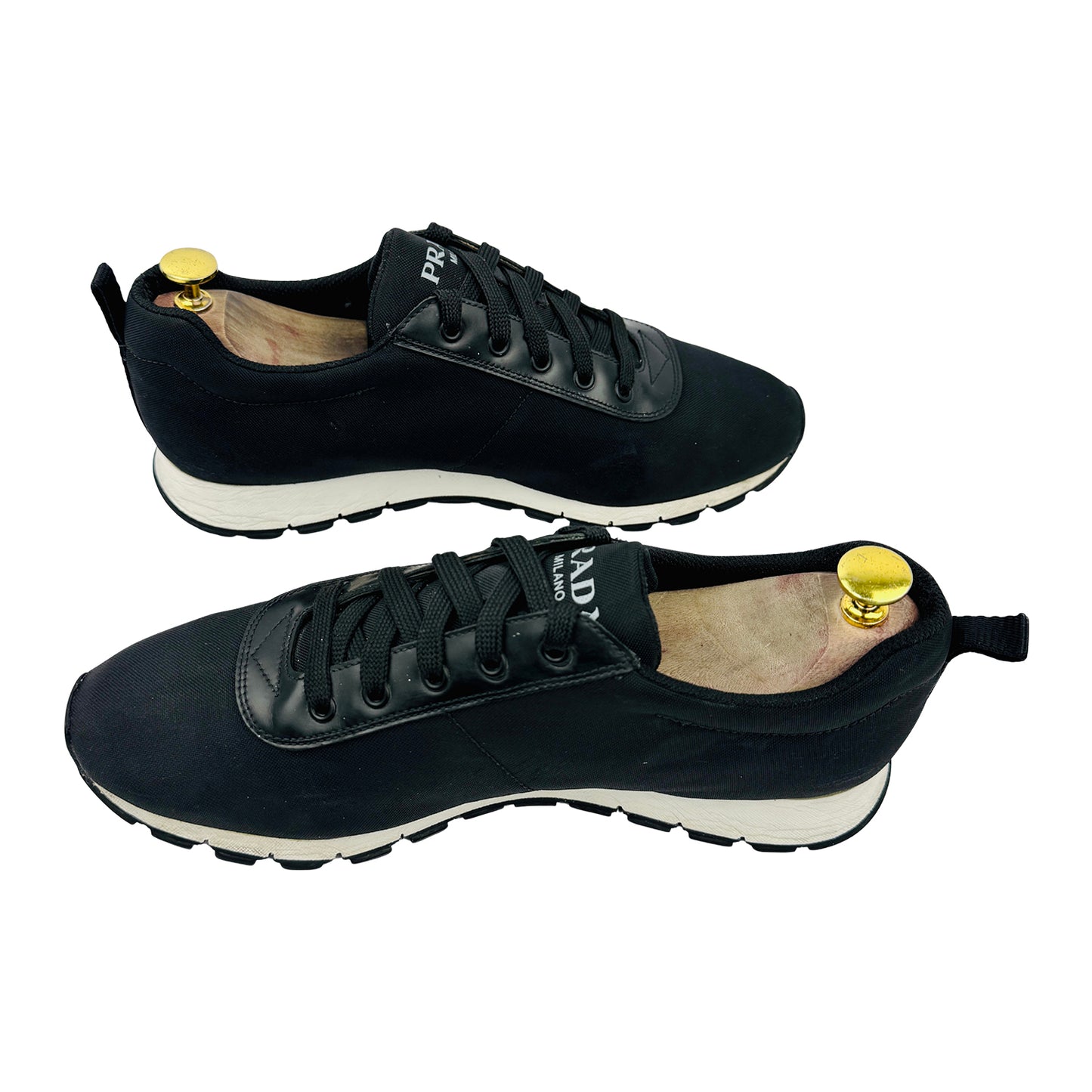 Prada Men's Nylon Match Race Sneakers (Size 43.5/44) - 4E 3221