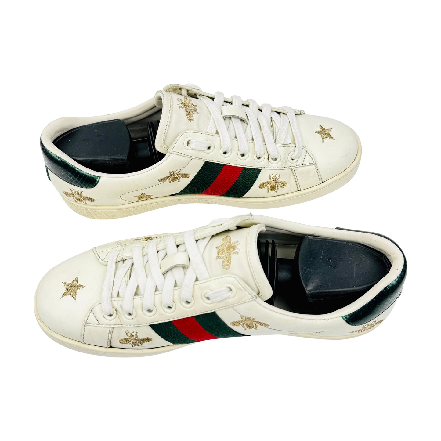 Gucci Ace Embroidered 'Bees & Stars' Sneakers (Size 40)
