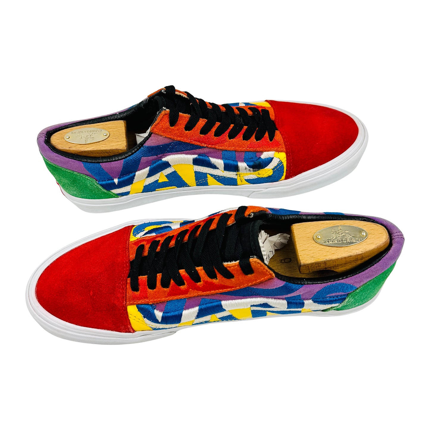 Vans Old Skool Statement Multicolor Sneakers (Size 43)