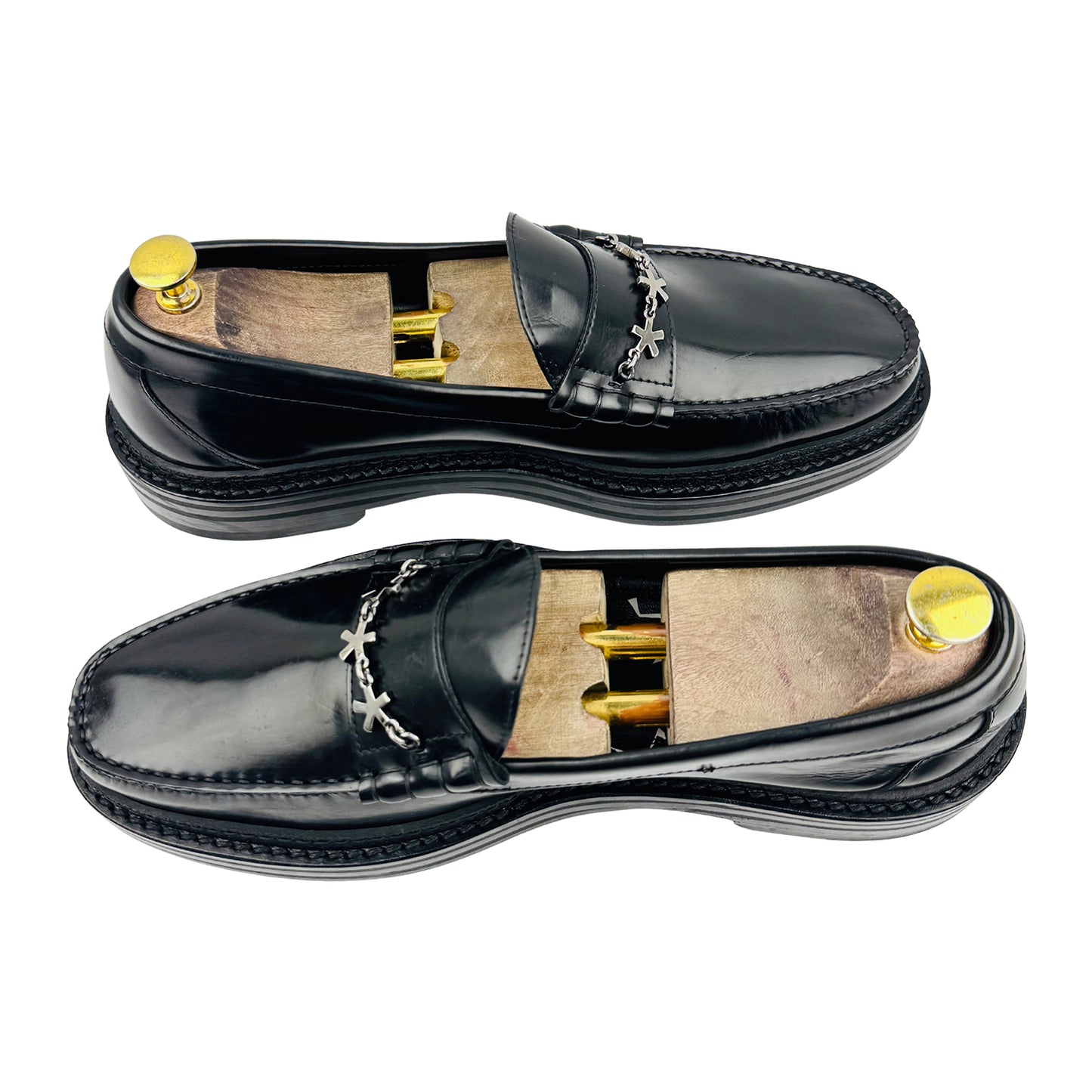 Jimmy Choo x Eric Haze Ezra - Crystal Star Chain Loafers (Size 43)