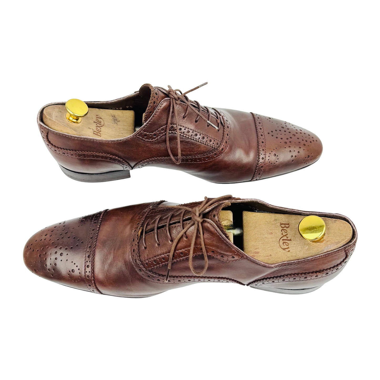 Louis Vuitton Men's Brown Leather Oxfords (Size 43.5)