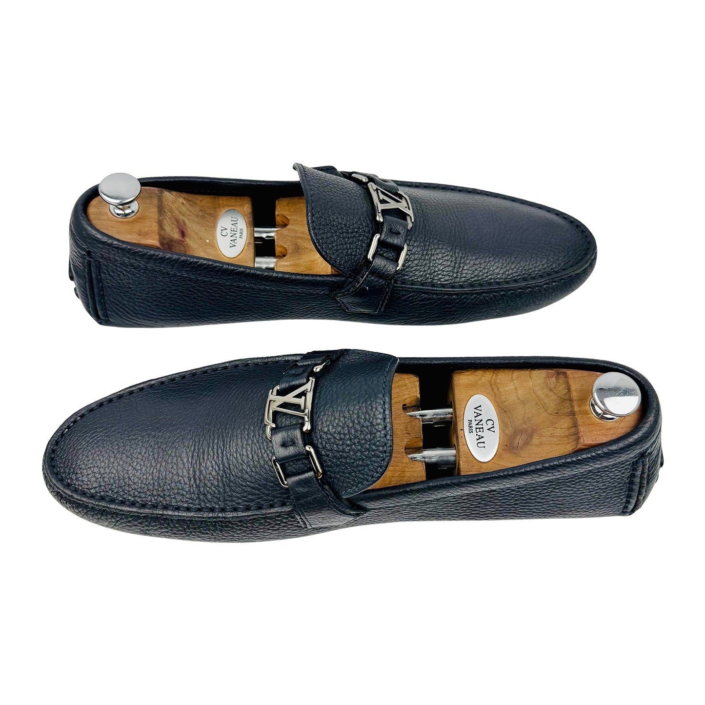 Louis Vuitton Hockenheim Navy Blue Loafers (Size 46)