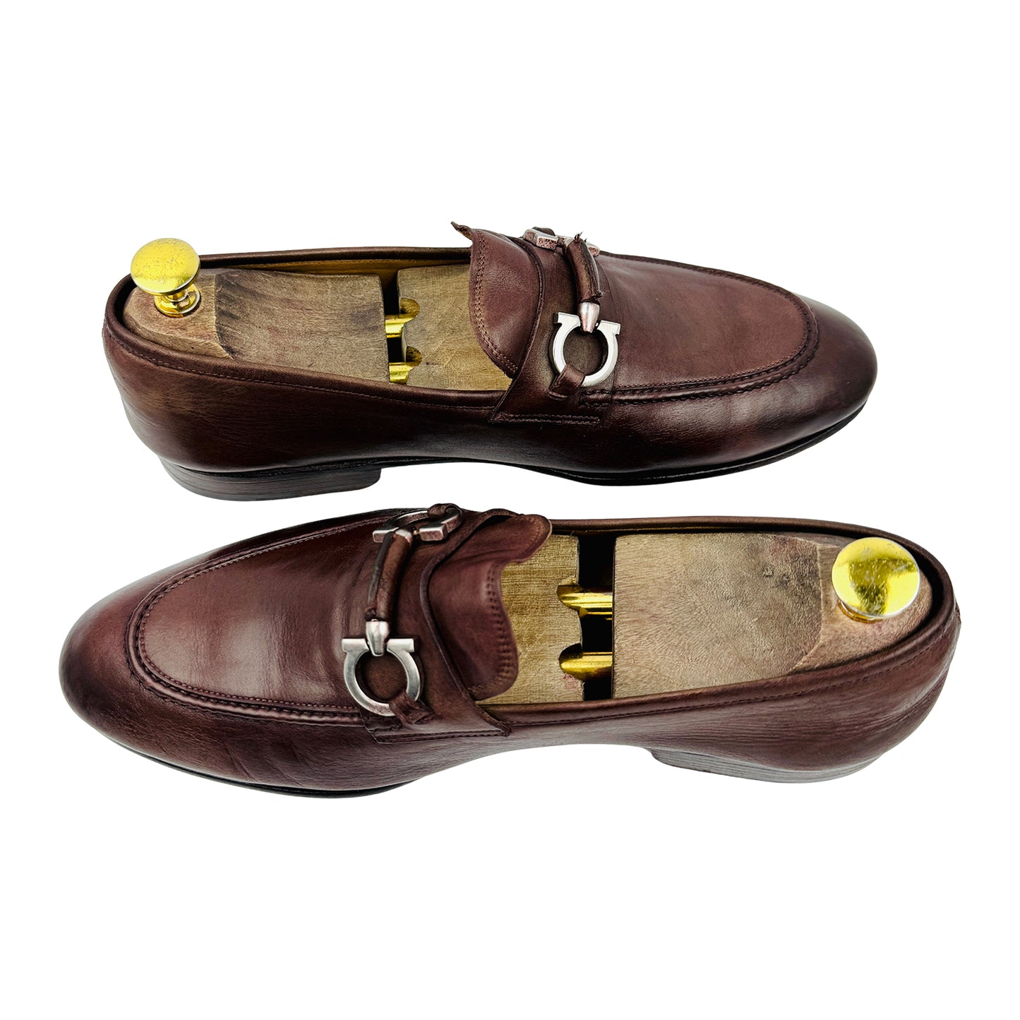 Salvatore Ferragamo Gancini Buckle Loafers (Size 42.5)