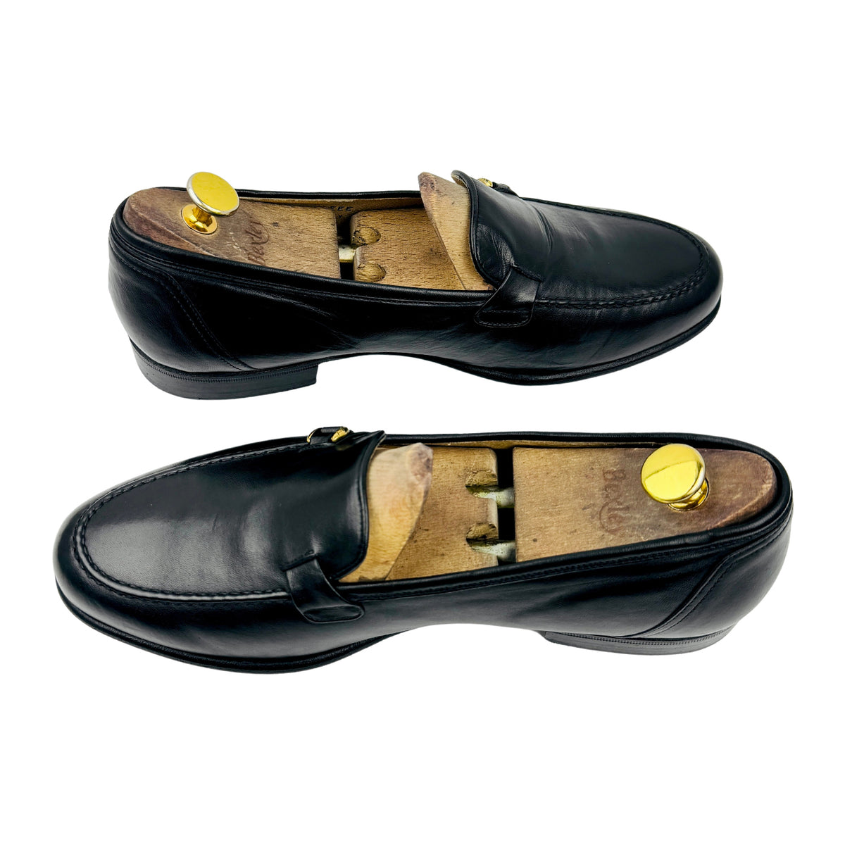 Bally Men's Black Leather Italian Loafers (Size 43)
