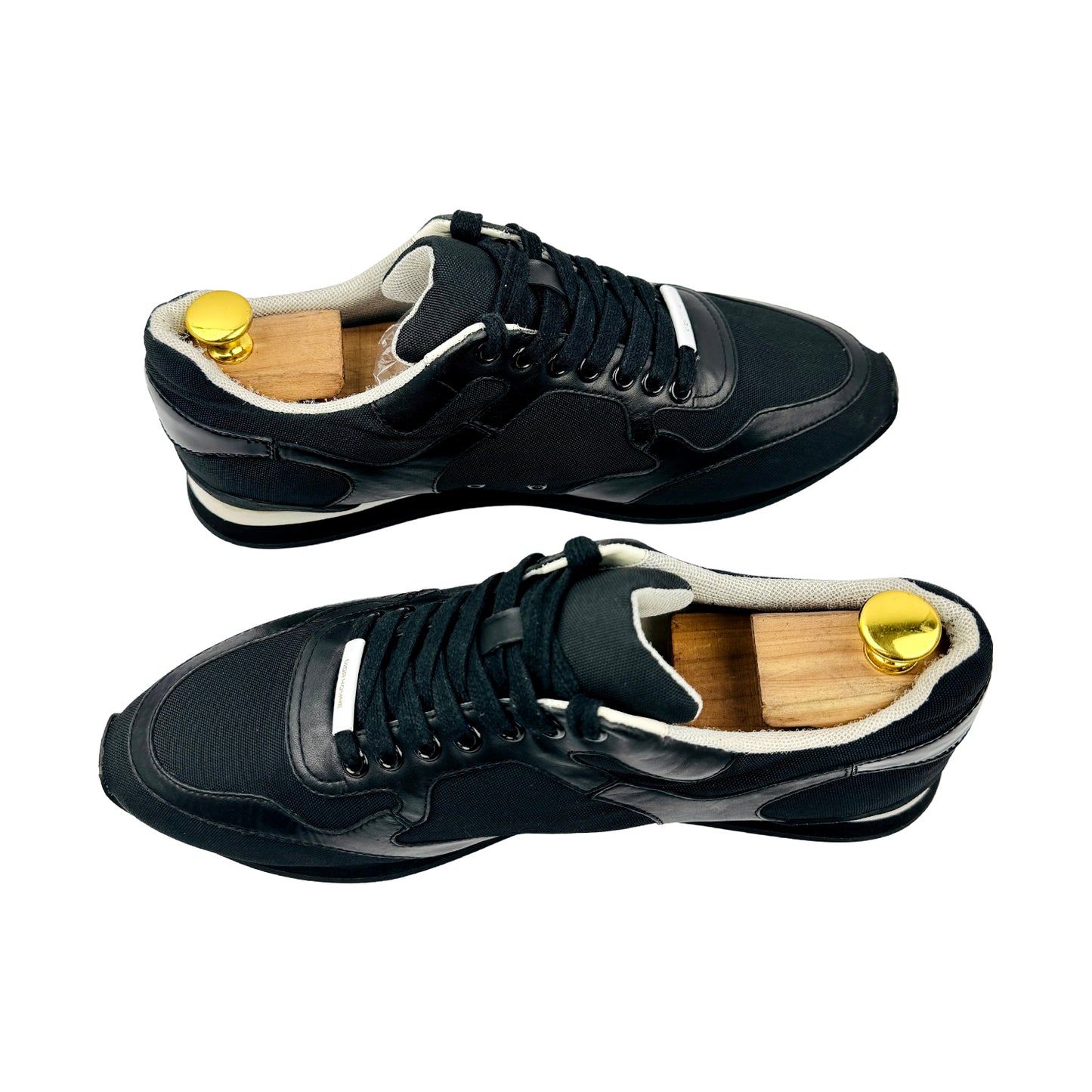 Dior Homme Black Leather Low Top Sneakers (Size 42/42.5)