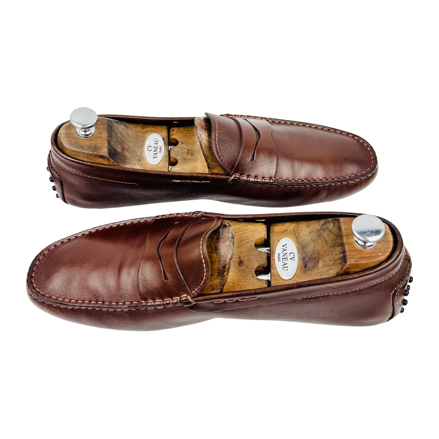 Tod’s Men's Brown Leather Gommino Loafers (Size 45)