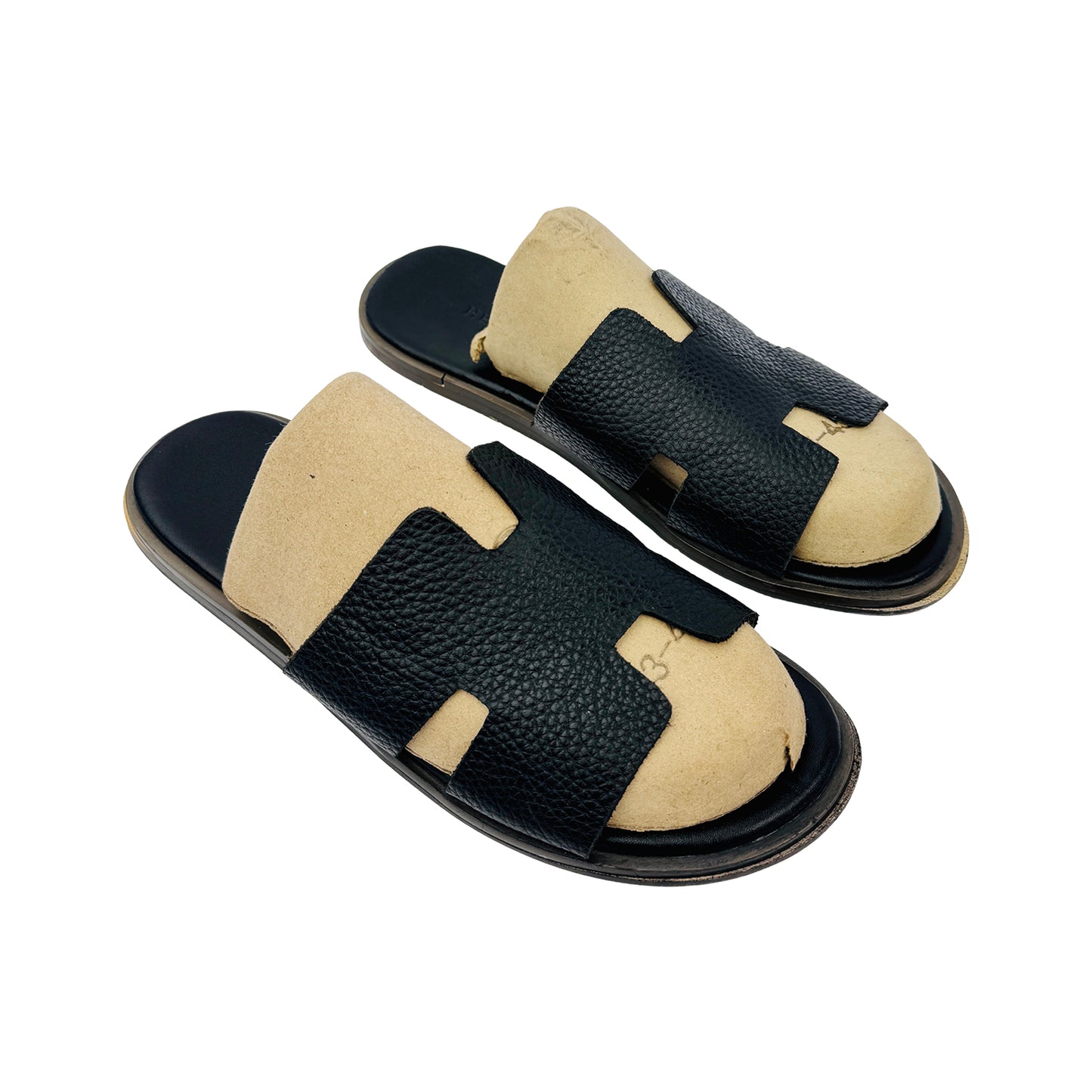 Hermes Izmir Black Sandal Slippers (Shoes 41/42)