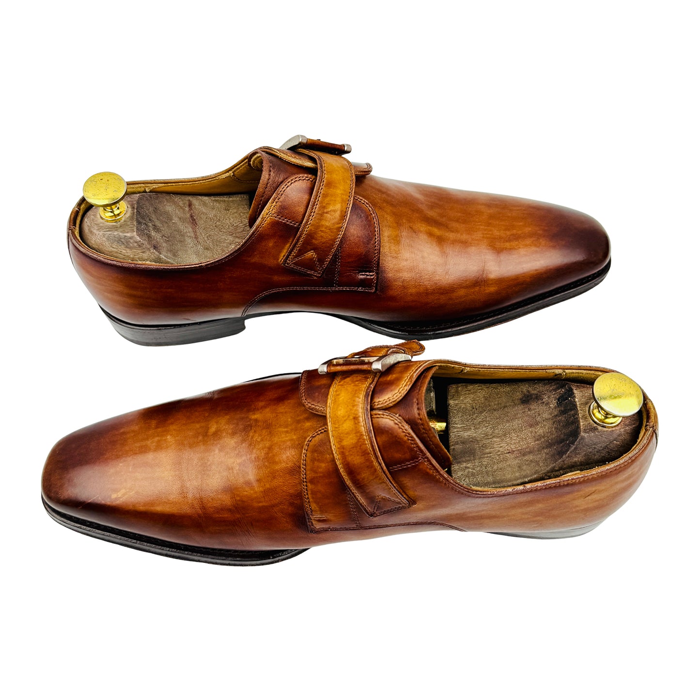 Magnanni Men's Marco II Single Monk Strap Shoes (Size 43) - 13276