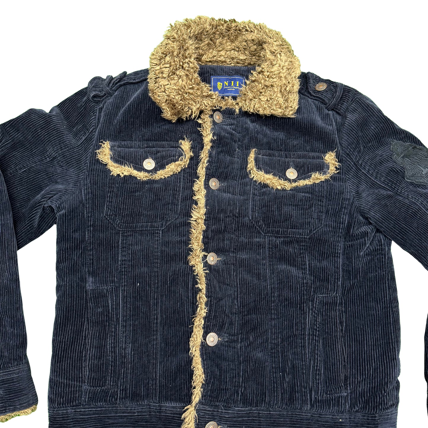 NII 'Deep Blue' Jeans Trucker Jacket (Size Large/XL)