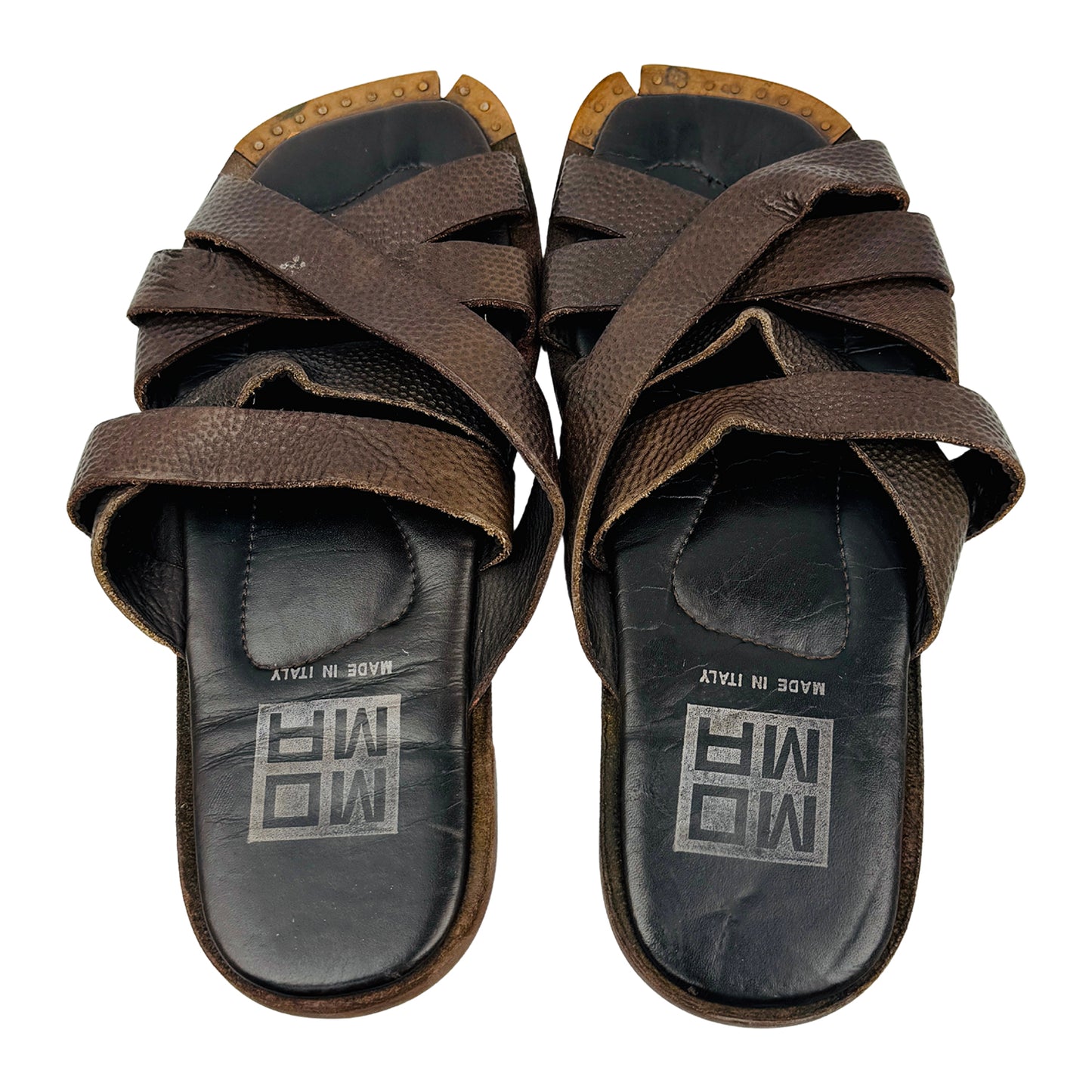 Brador Men's Cody Dark Brown Sandal Slippers (Size 40/41)