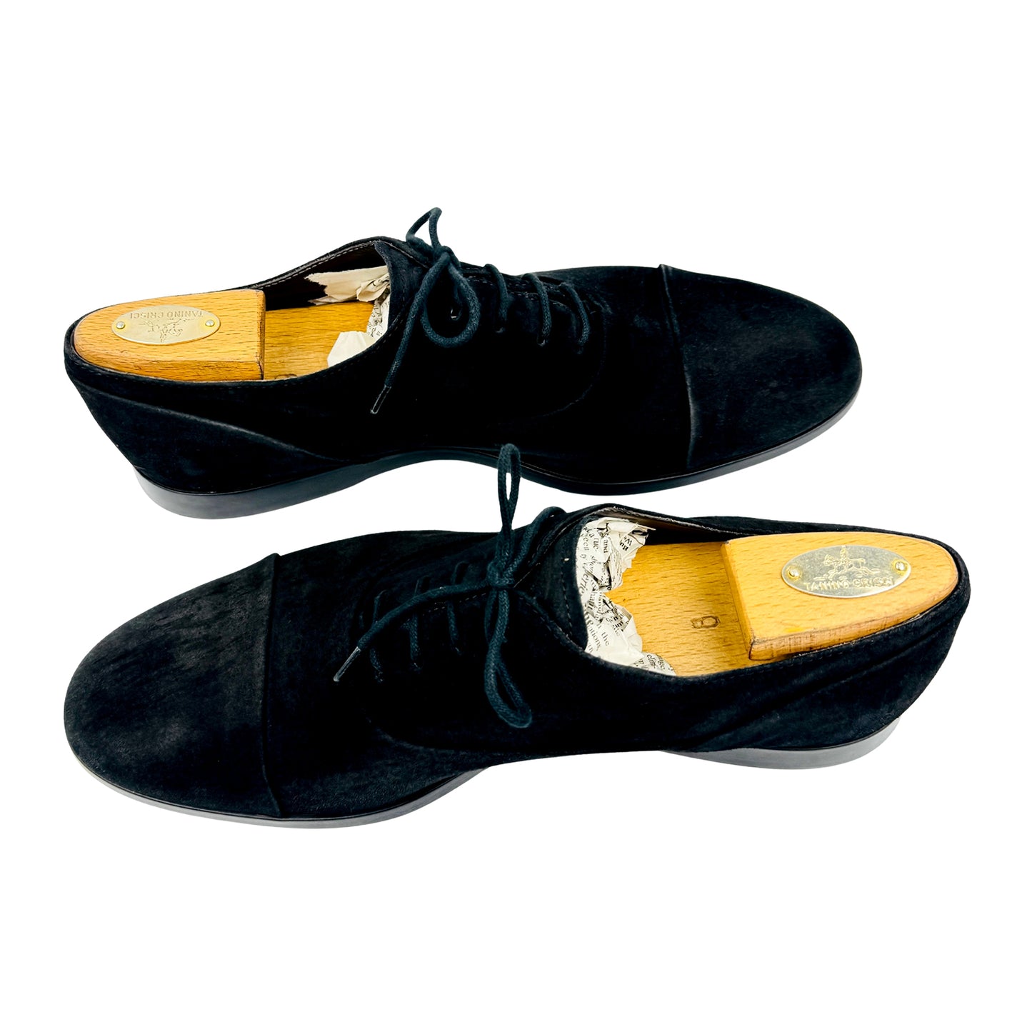 Tod's Men's Black Suede Oxford Shoes (Size 43)