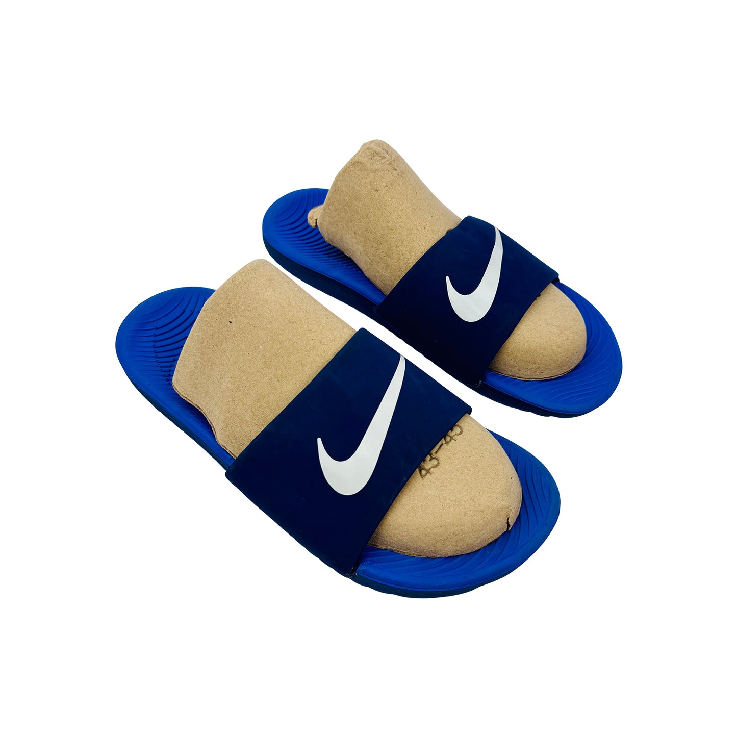 Nike Kawa Signal Blue Slides (Size 40/40.5) - 819352-404
