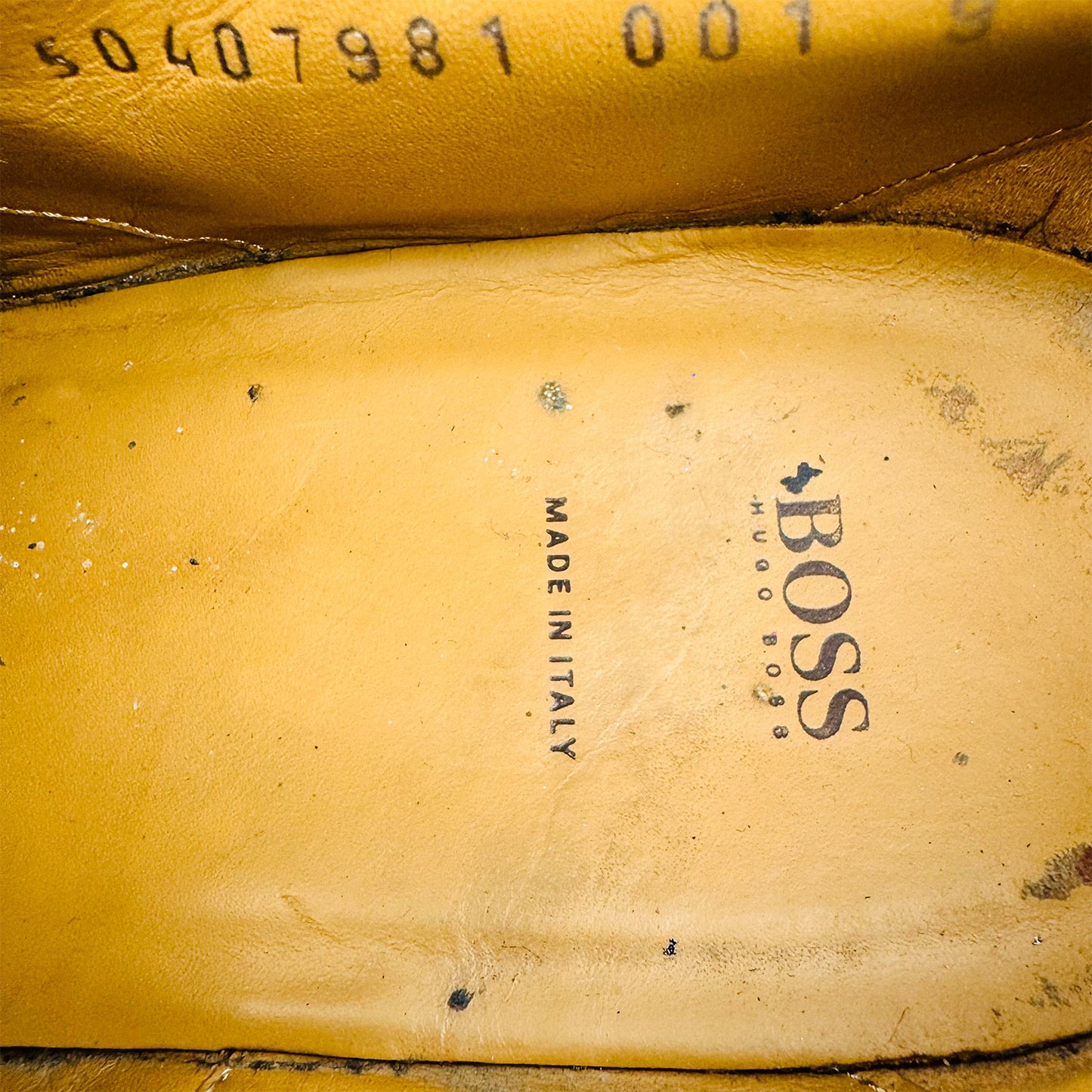 Hugo Boss Men's Black Calf Leather Formal Shoes (Size 43)