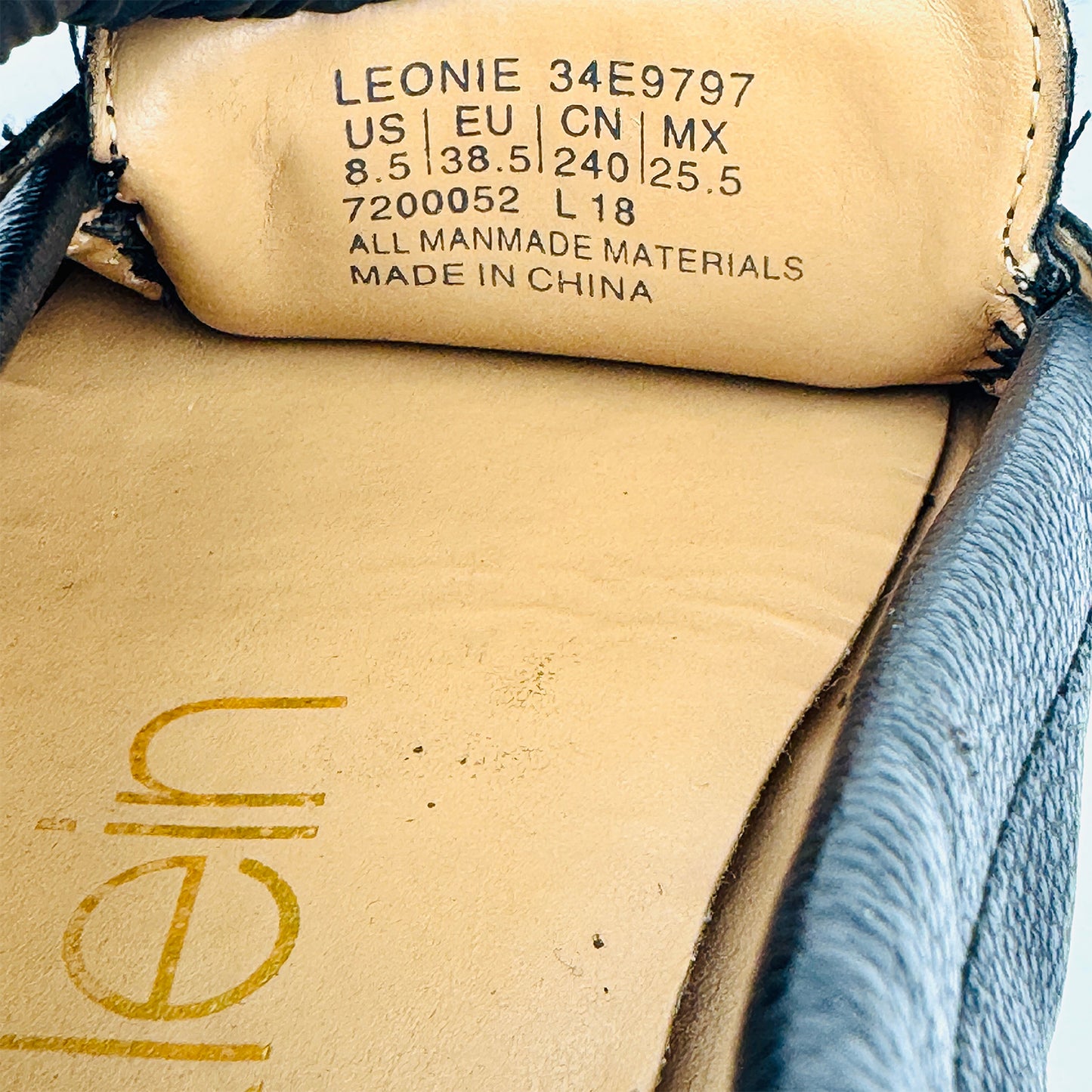 Calvin Klein Leonie Black Loafers (Size 38.5) - 34E9797