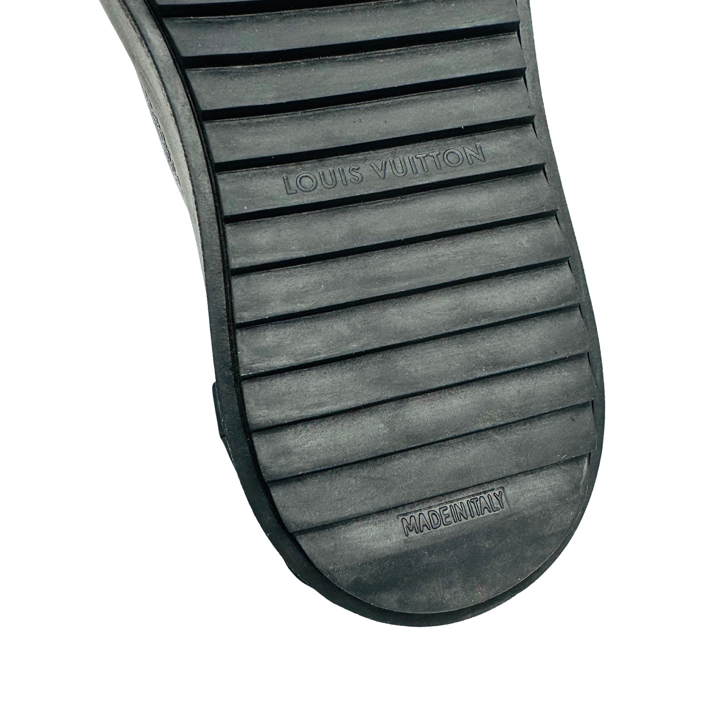 Louis Vuitton Men's Black Sneakers (Size 40)