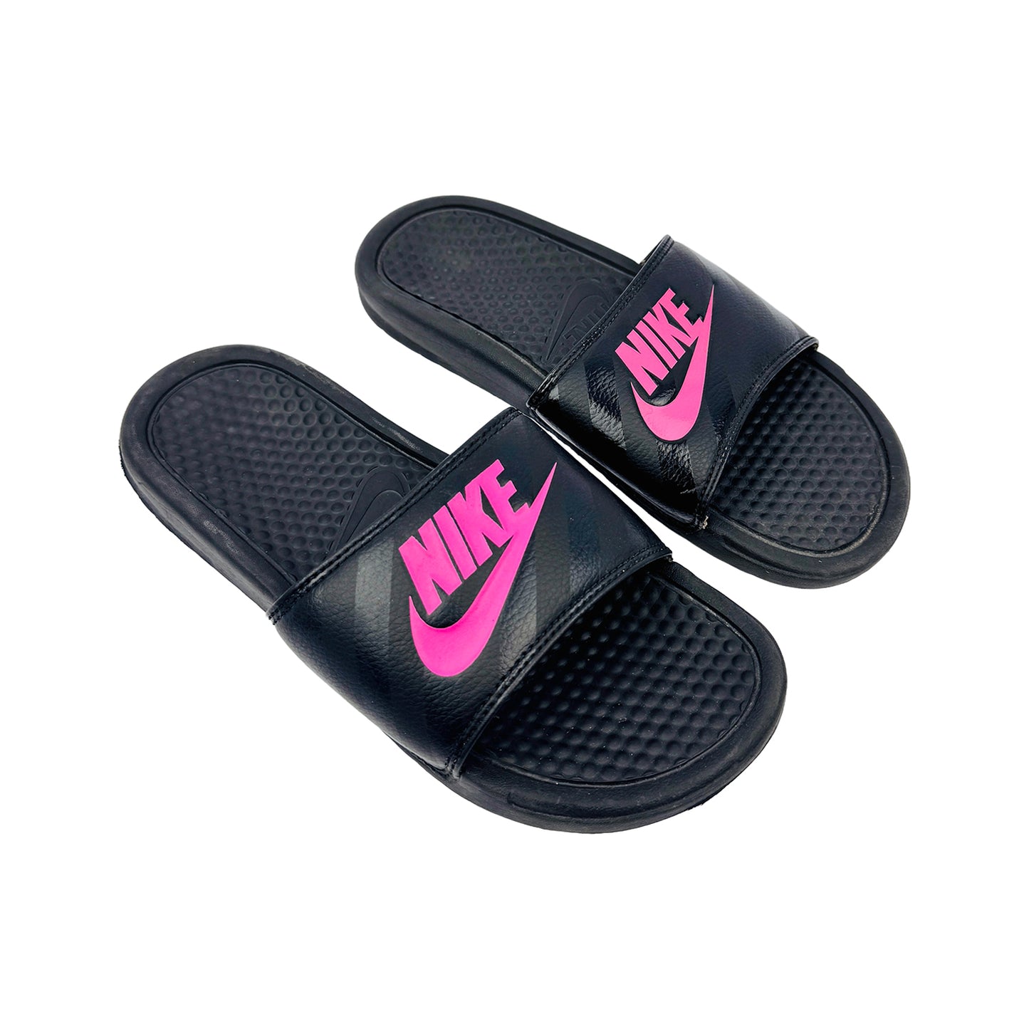 Right Side image of Nike Women's Benassi JDI Slippers (Size 39/39.5) - 343881-061