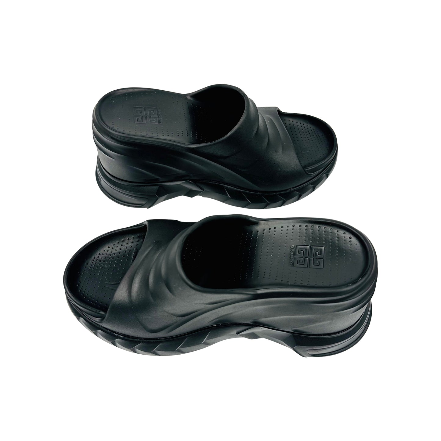 Givenchy Marshmallow Black Sandal Slippers (Size 37/37.5)