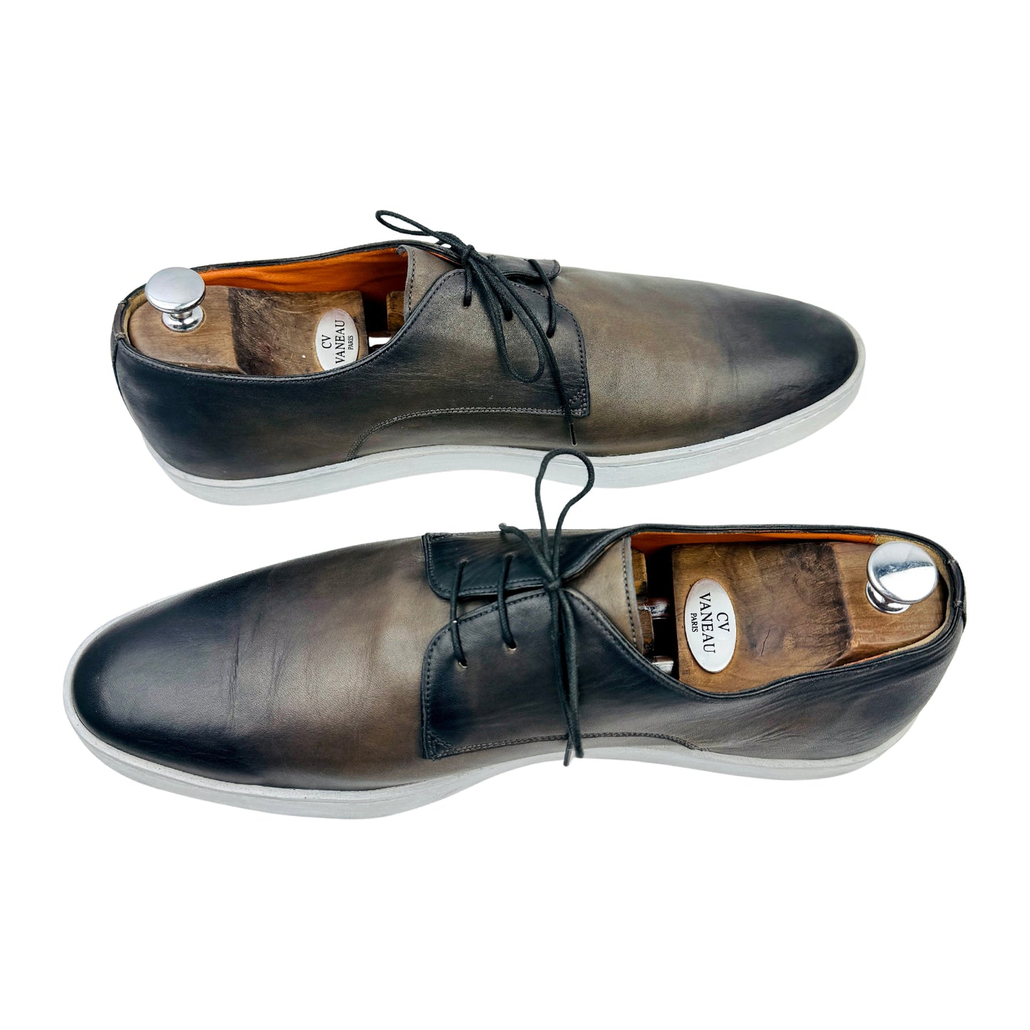 Santoni Men's Leather Derby Sneakers (Size 45.5)