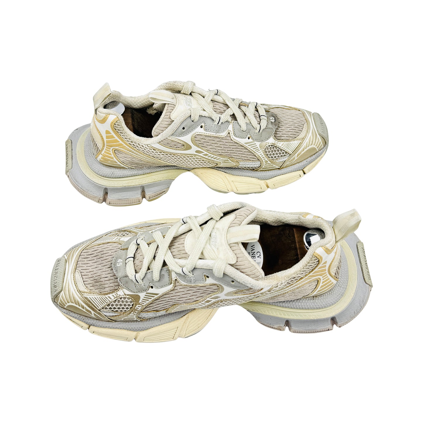 Balenciaga 3XL Beige Sneakers (Size 45) - 734734