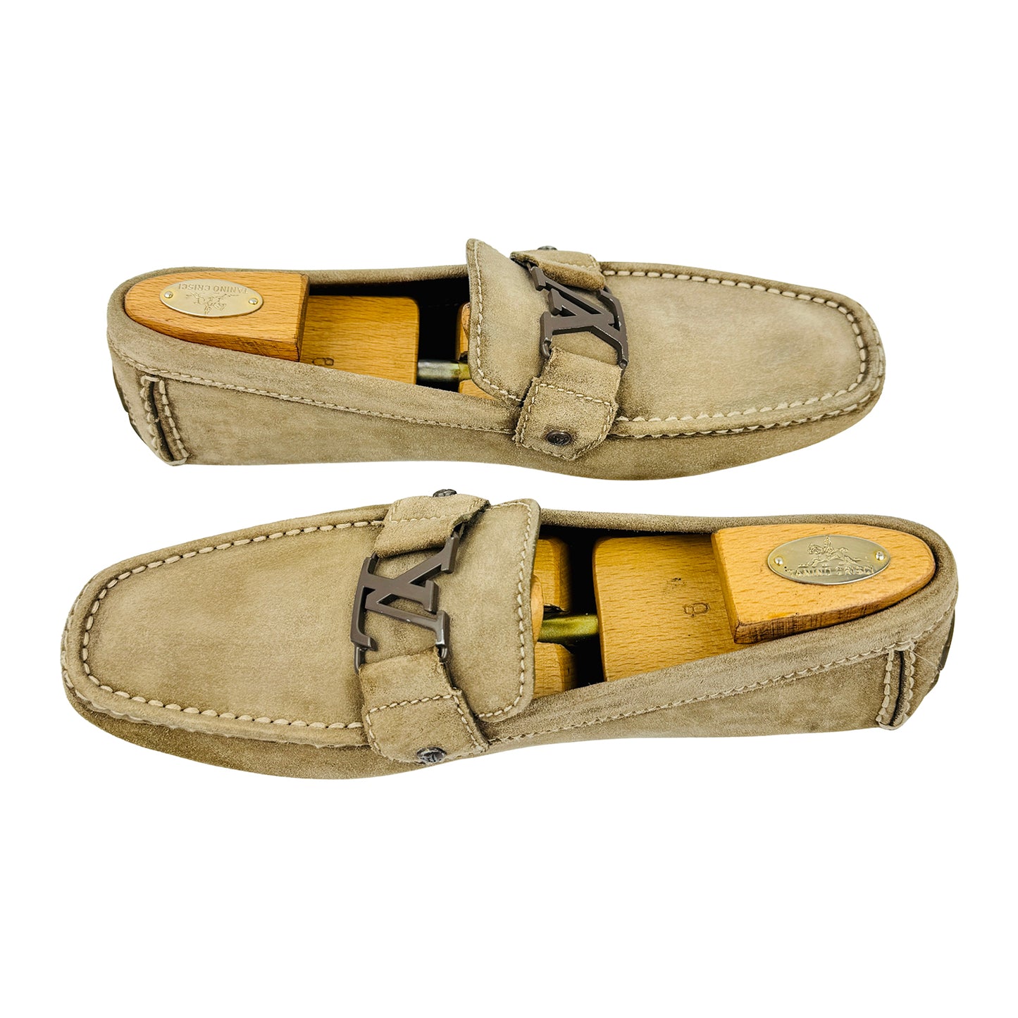 Louis Vuitton Monte Carlo Suede Loafers (Size 43.5)