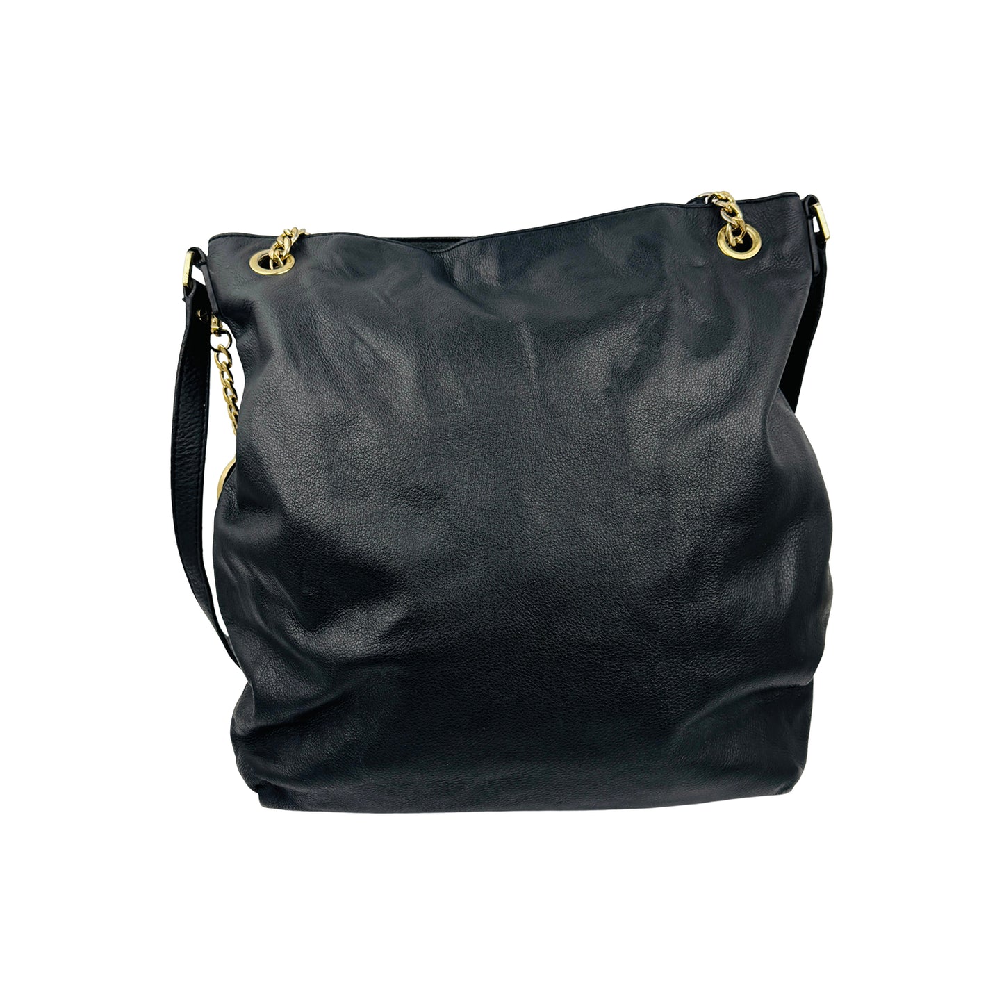 Michael Kors Jet Set Large Chain Black Tote Bag