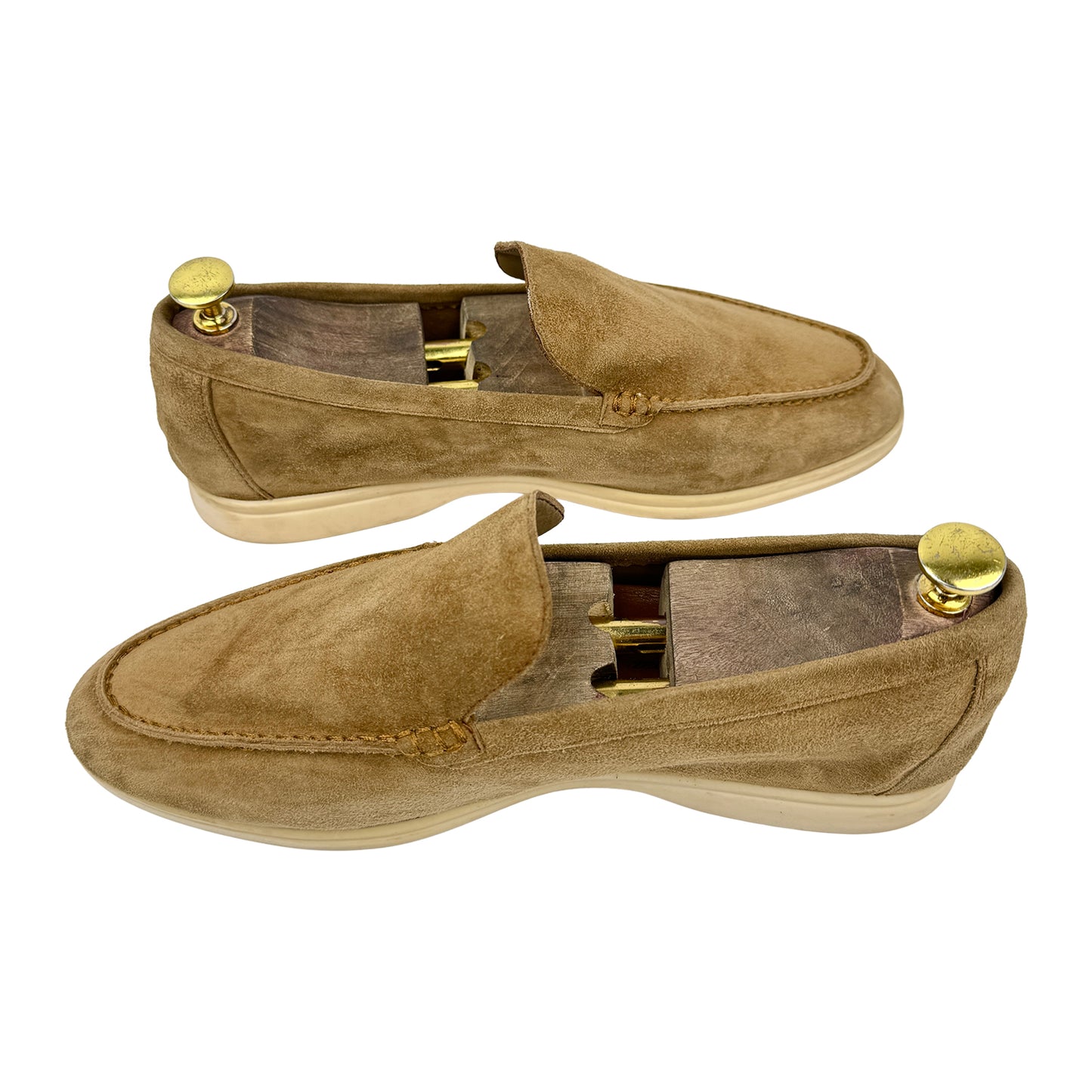 Loro Piana Summer Walk Brown Loafers (Size 42)