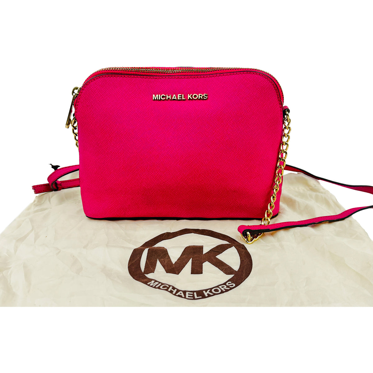 Michael Kors Cindy Large Saffiano Leather Crossbody Bag