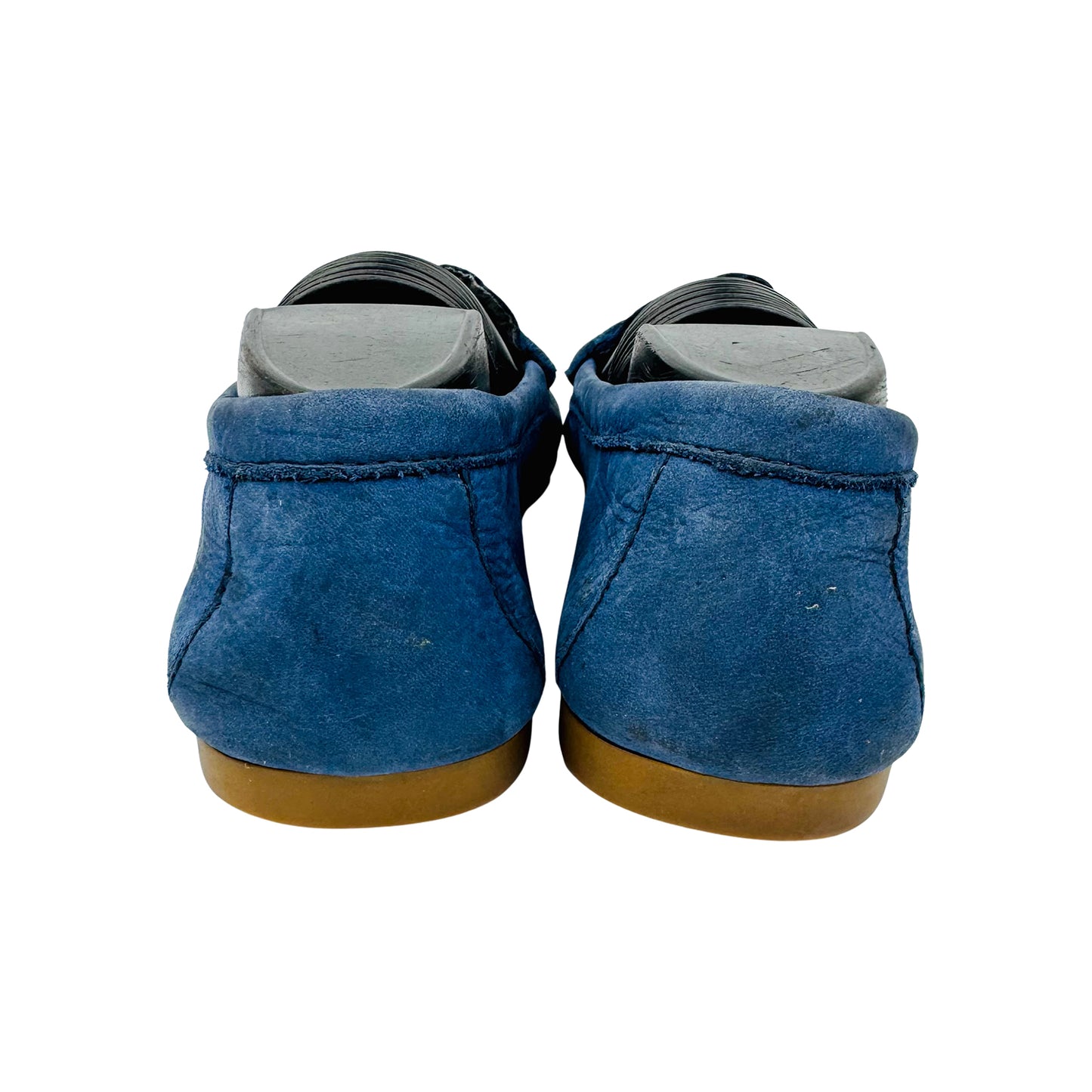 Coach Fredrica Blue Suede Loafer (Size 38/39)