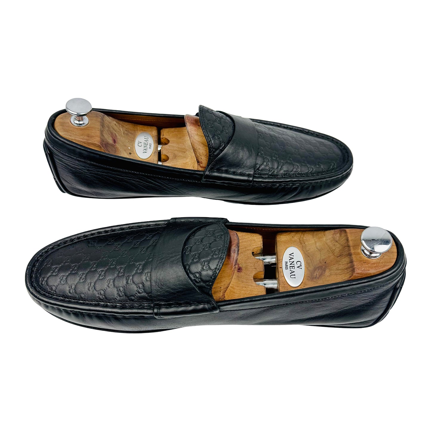 Gucci Microguccissima GG Embossed Loafers (Size 45/45.5)
