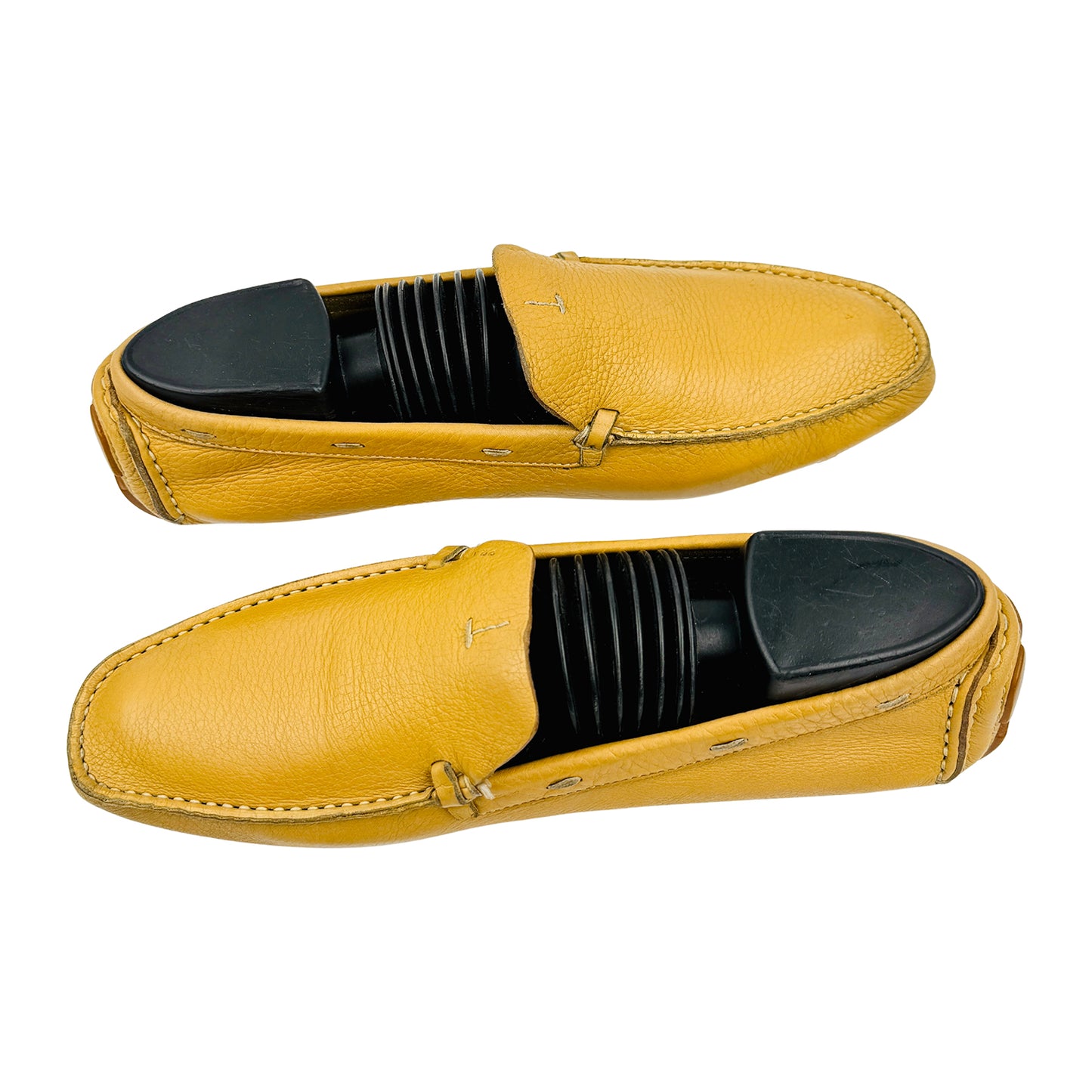 Prada Yellow Leather Driving Loafers (Size 40/40.5)