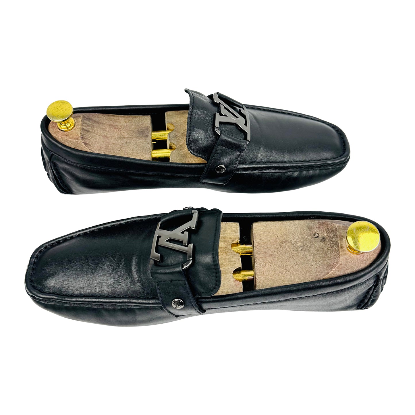 Louis Vuitton Monte Carlo Black Leather Loafers (Size 42.5)