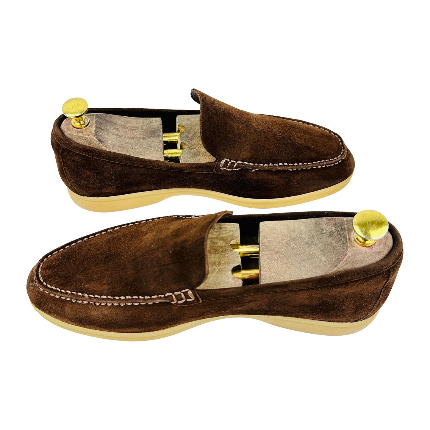 Loro Piana Summer Walk Brown Loafers (Size 43) - J56915