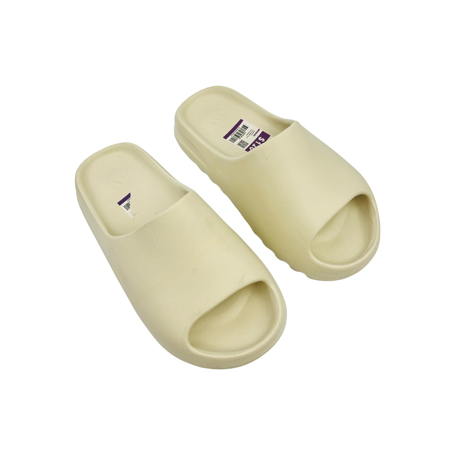 Adidas Yeezy 'Bone' EVA Foam Slides (Size 42)