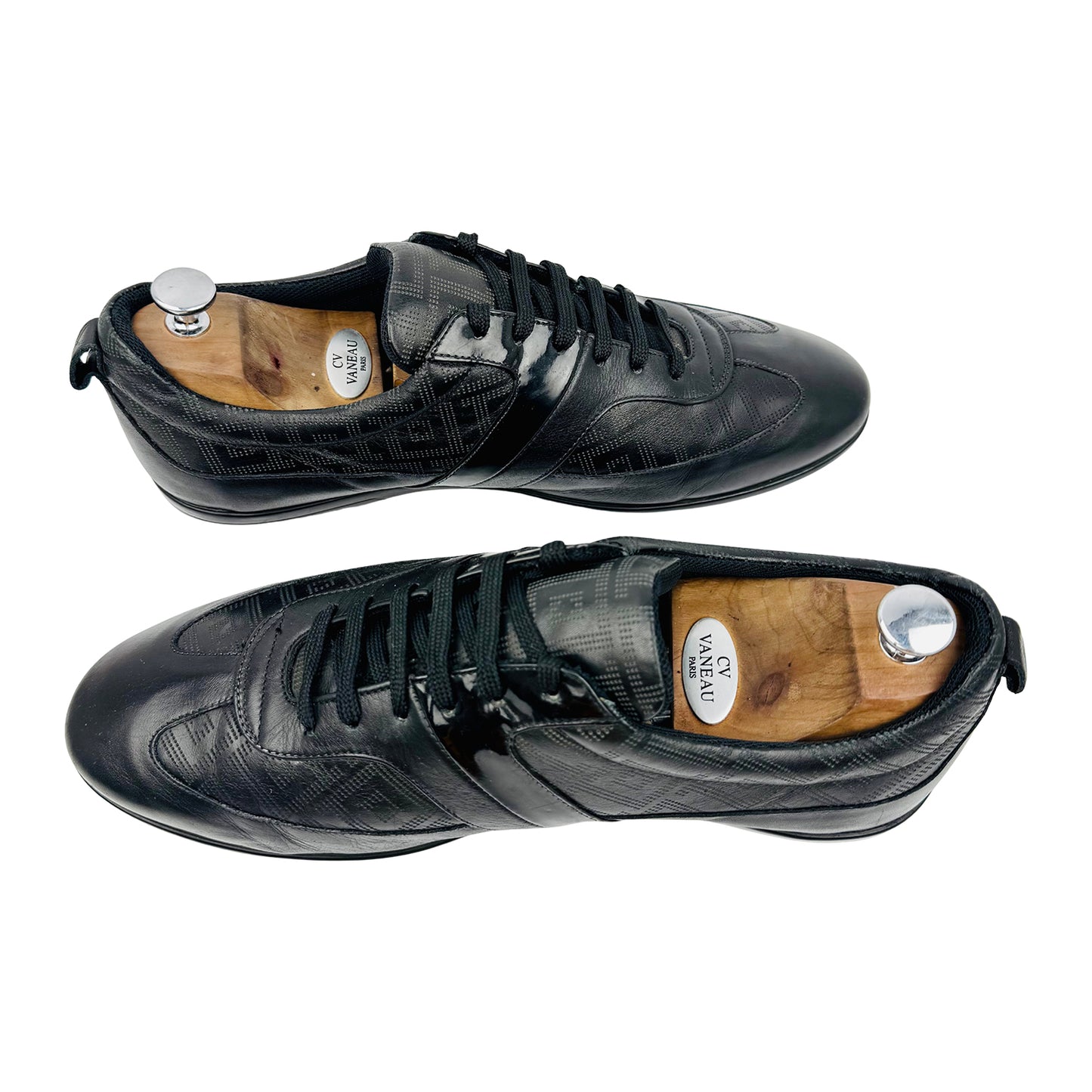 Versace Collection Men's Black Sneakers (Size 45/45.5) - V900 677