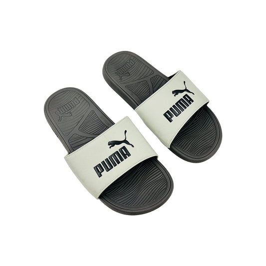 Puma Popcat 20 Off-White Foam Slides (Size 42)