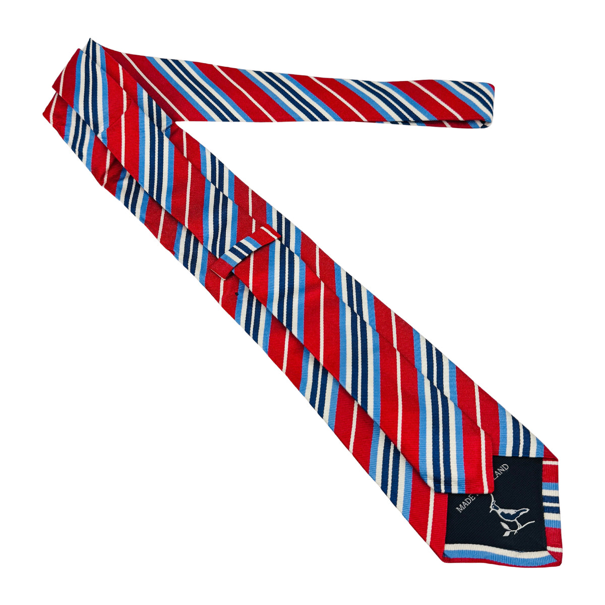 Charles Tyrwhitt Red Diagonal Stripes Tie (Size Regular)