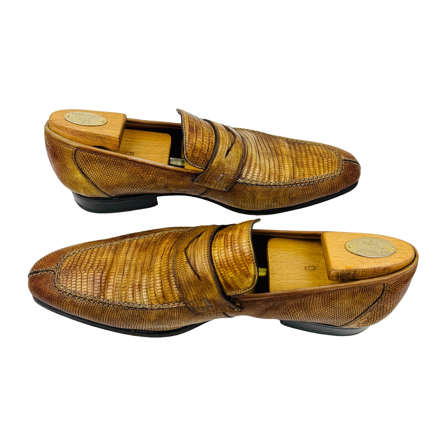 Magnanni Vicente Genuine Lizard Leather Loafers (Size 43/43.5)