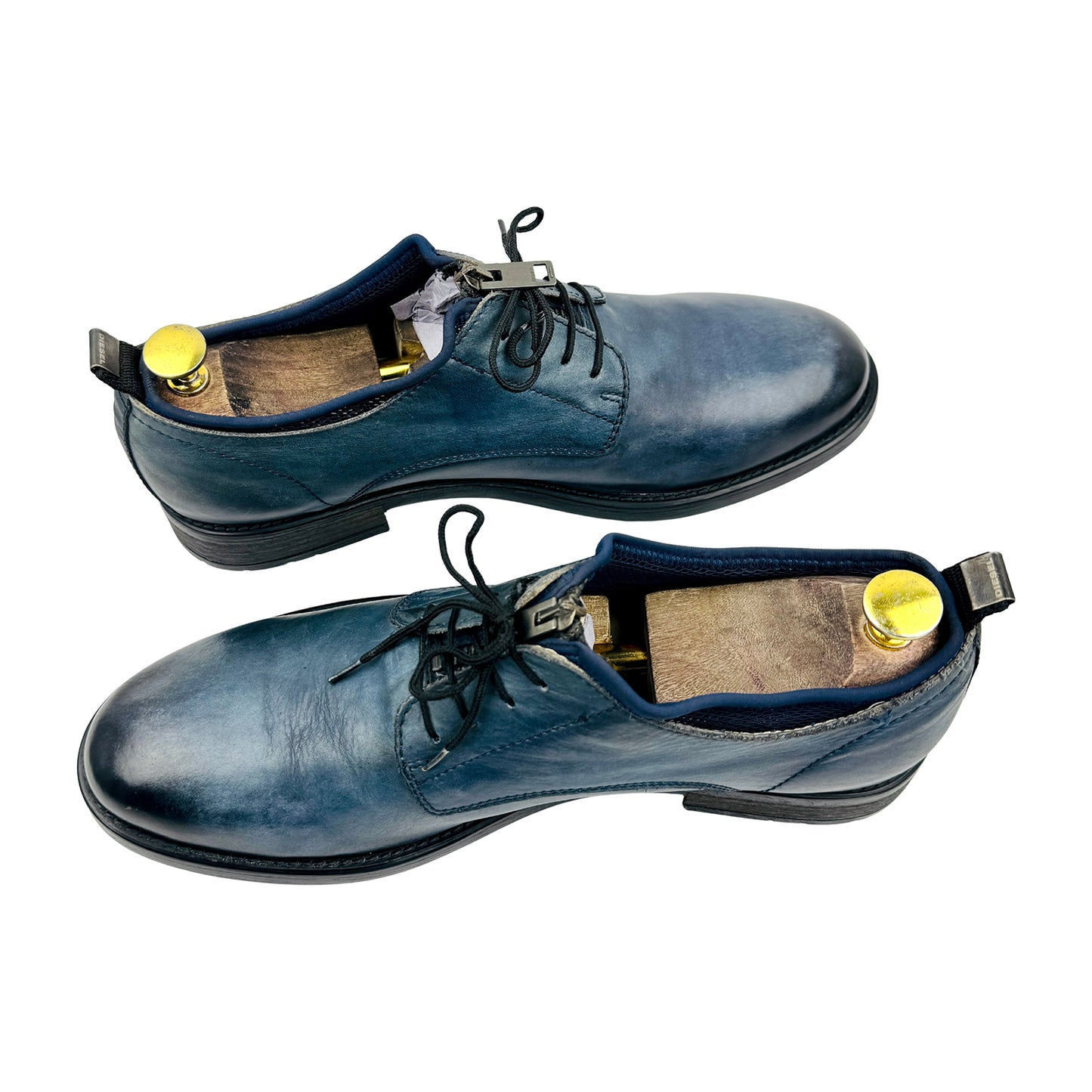 Diesel 'Neo Blue' Leather Derby Shoes (Size 42.5)