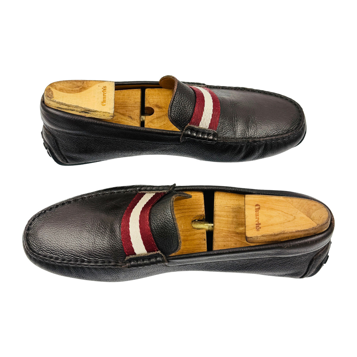 Bally Pearce Safari Brown Leather Loafers (Size 42) - 6206928