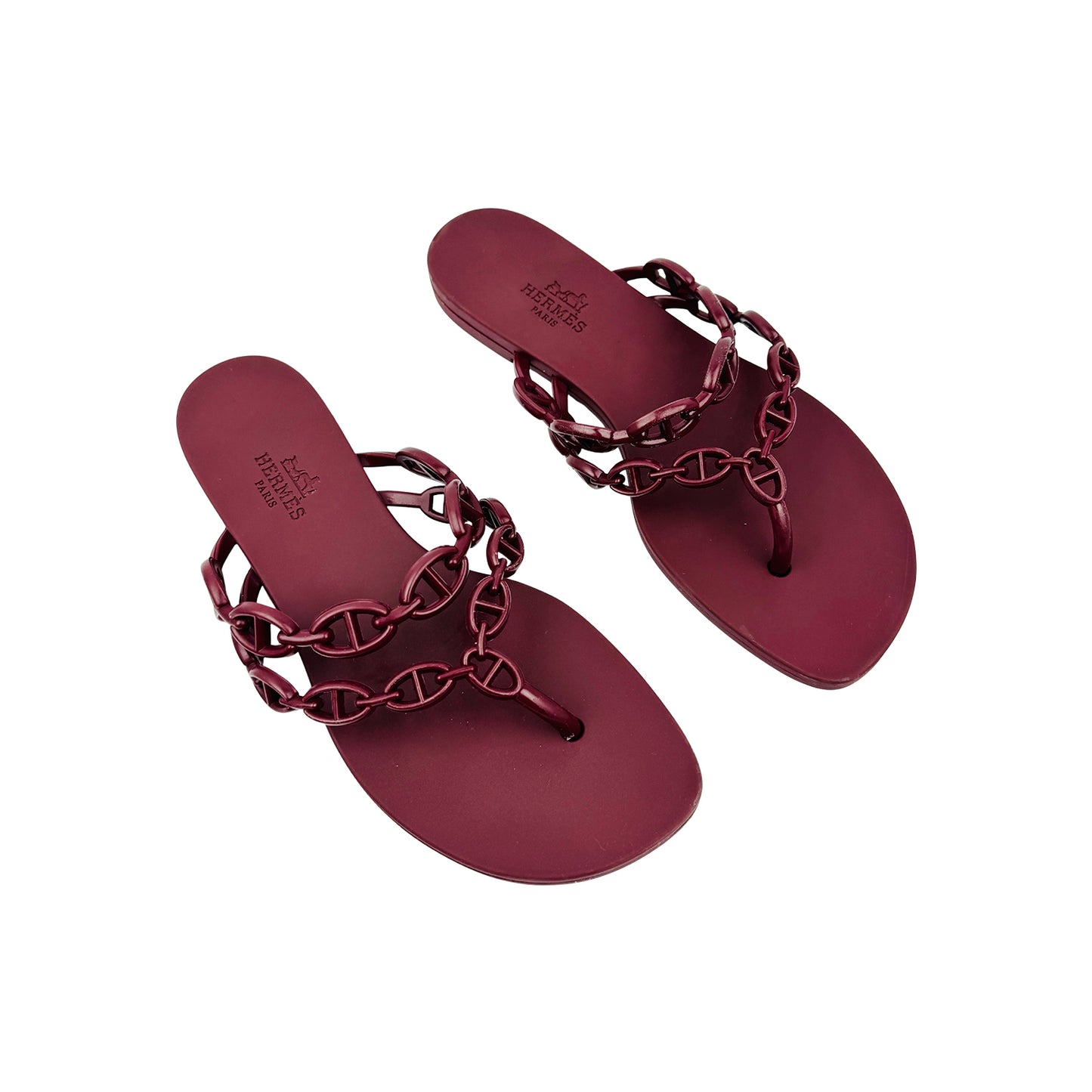 Hermès Women's Island 'Rough H' Sandal Slippers (Size 35)
