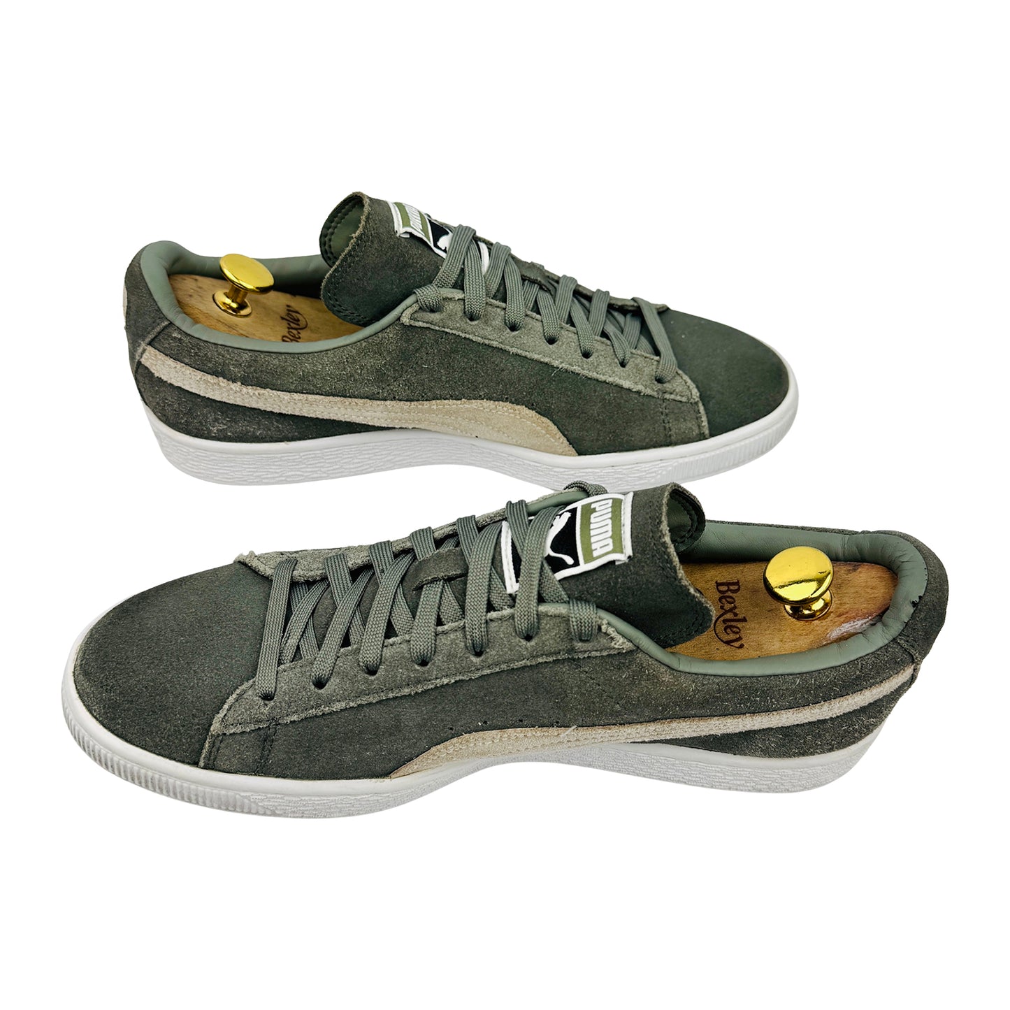 Puma Suede Classic 'Agave Green White' Sneakers (Size 43) - 363242-07