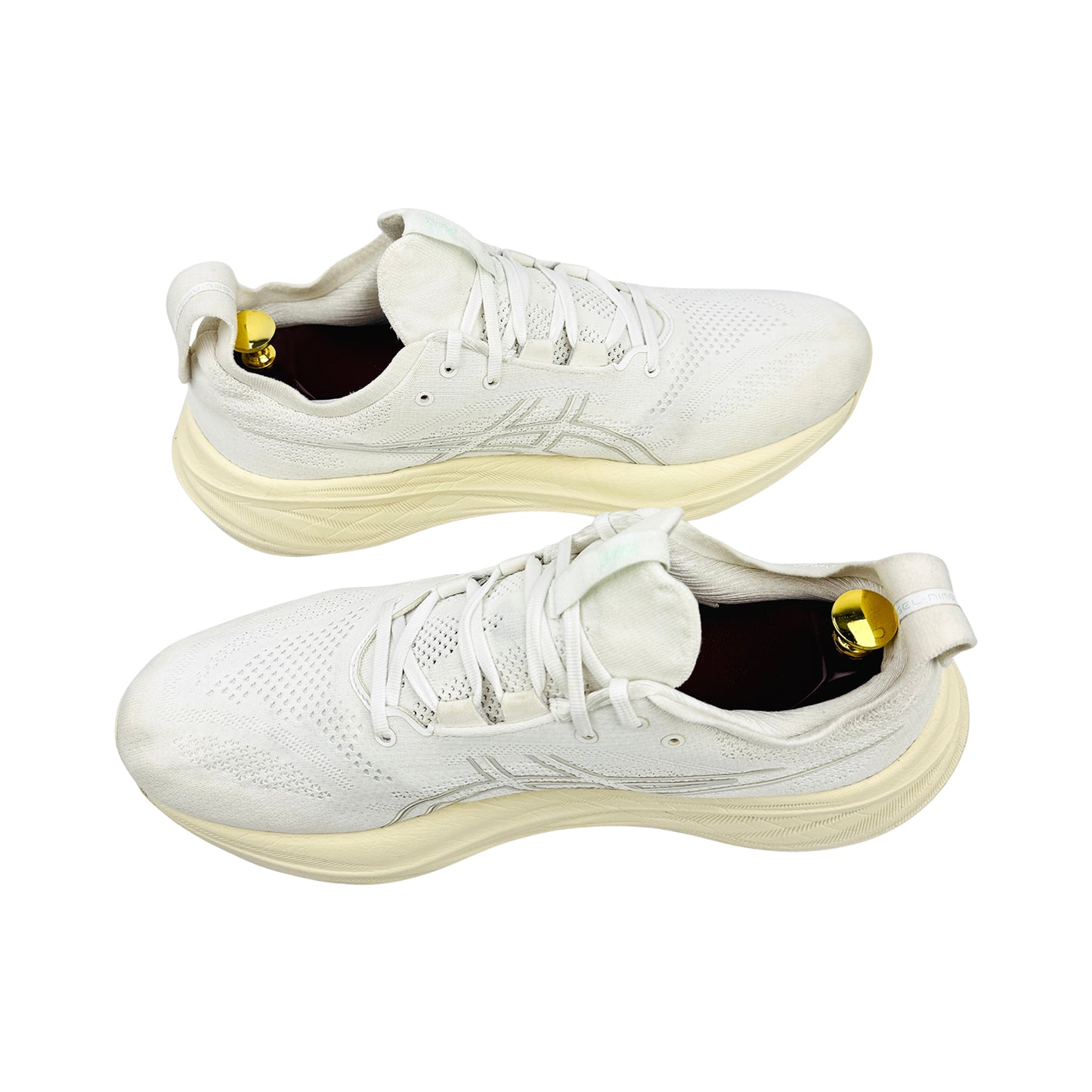 ASICS GEL-Nimbus 26 White Shoes (Size 46.5) - 1011B794