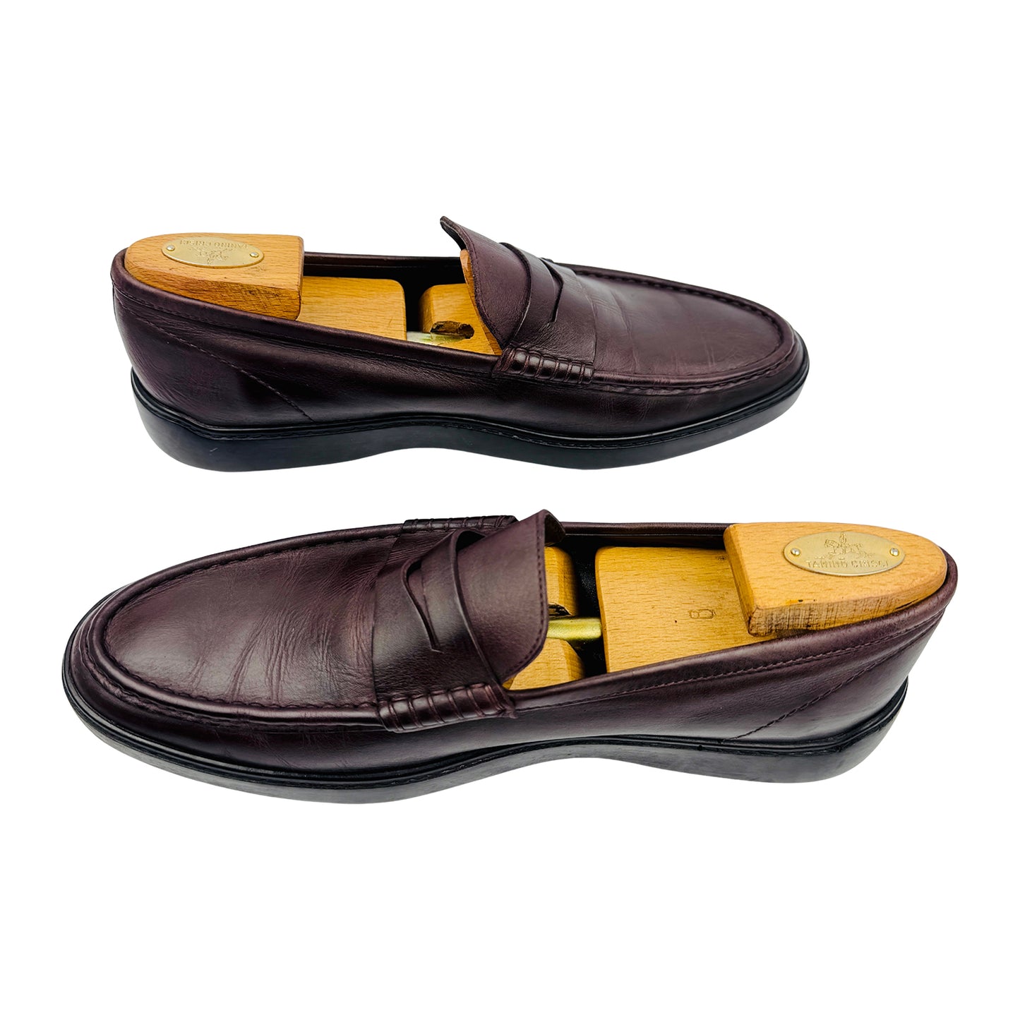 Tod's Men's Brown Leather Penny Loafers (Size 43/43.5)
