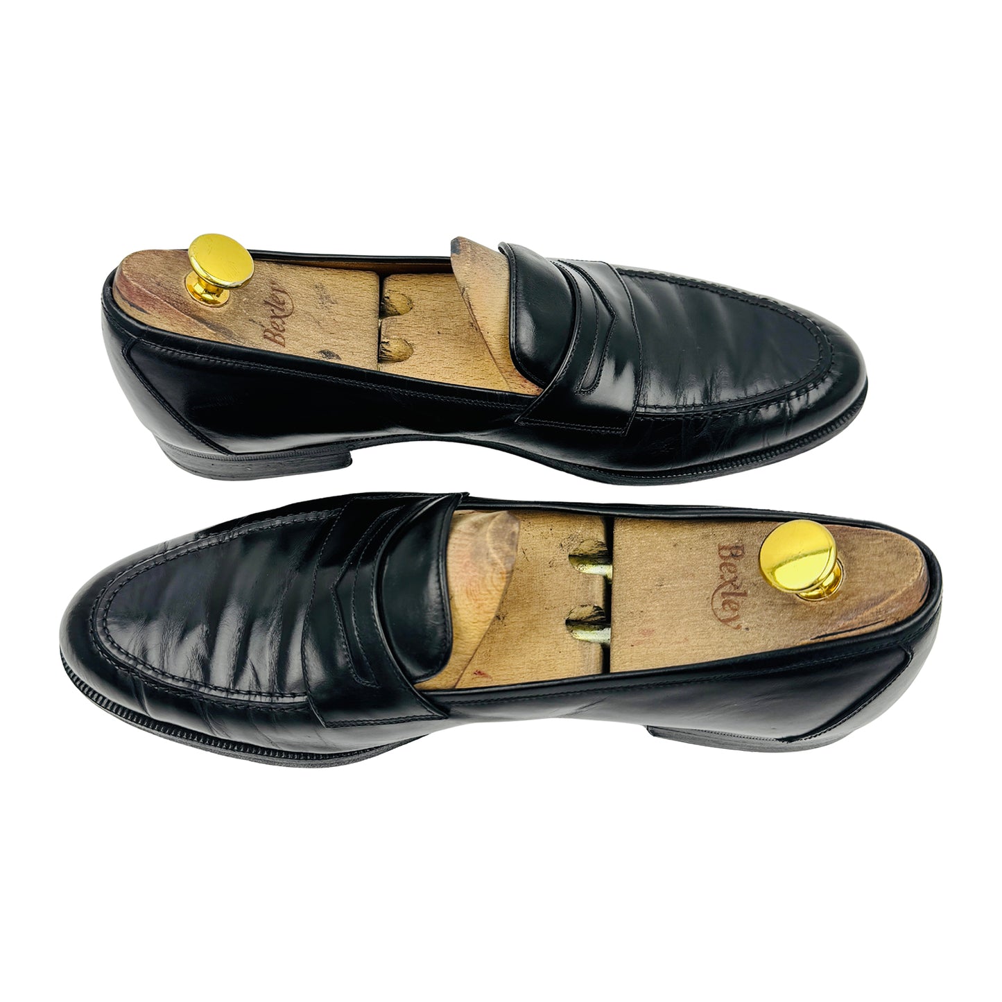 Salvatore Ferragamo Black Penny Loafers (Size 43)