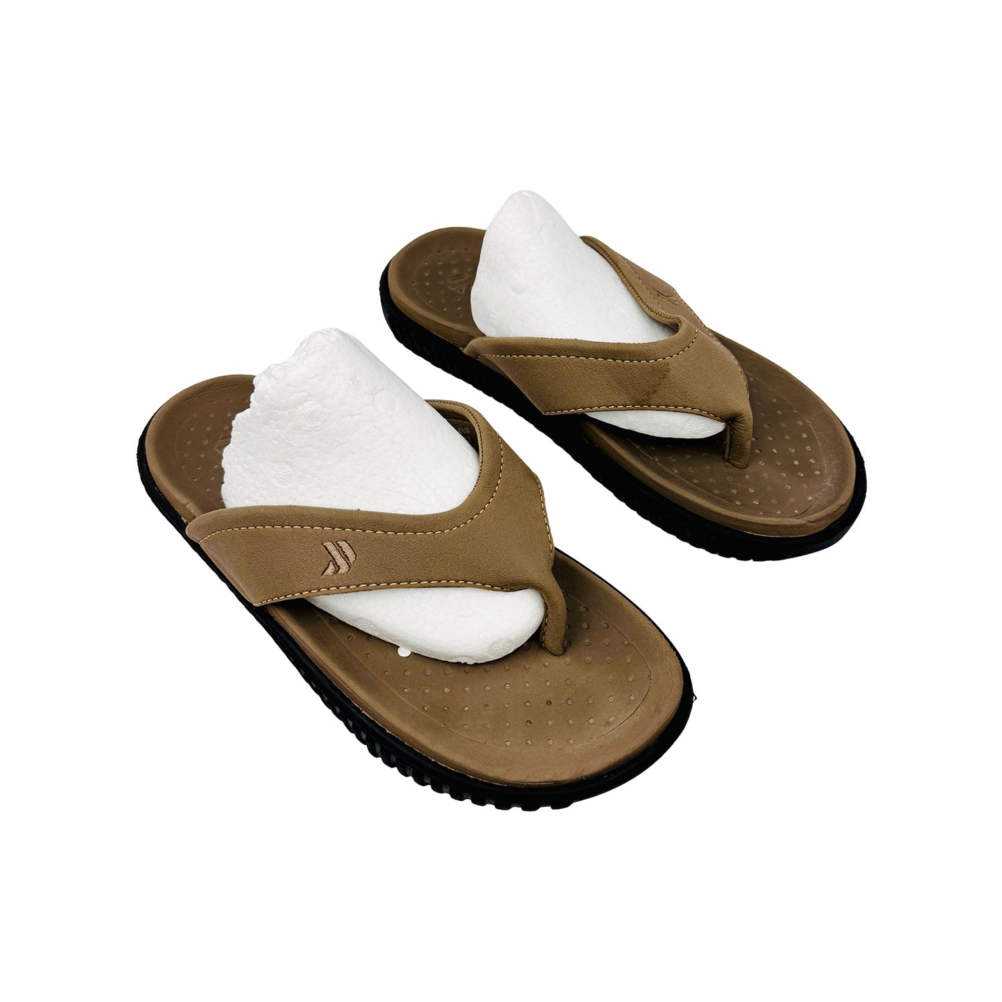 Kito Men's Brown ToePost Flip Flops (Size 42)