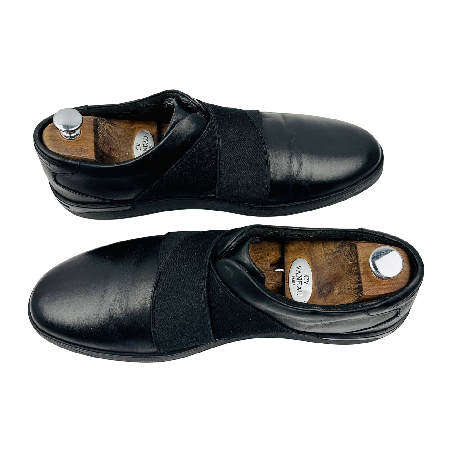 Clarks Stanway Easy Black Shoes (Size 45)