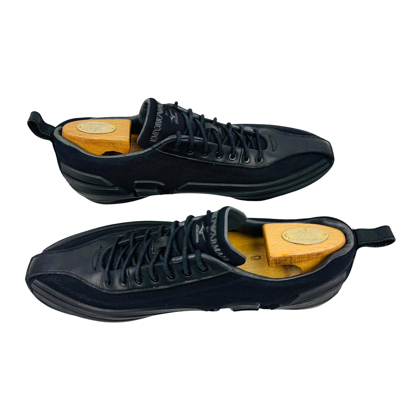 Emporio Armani X Mizuno Black Shoes (Size 43/43.5)