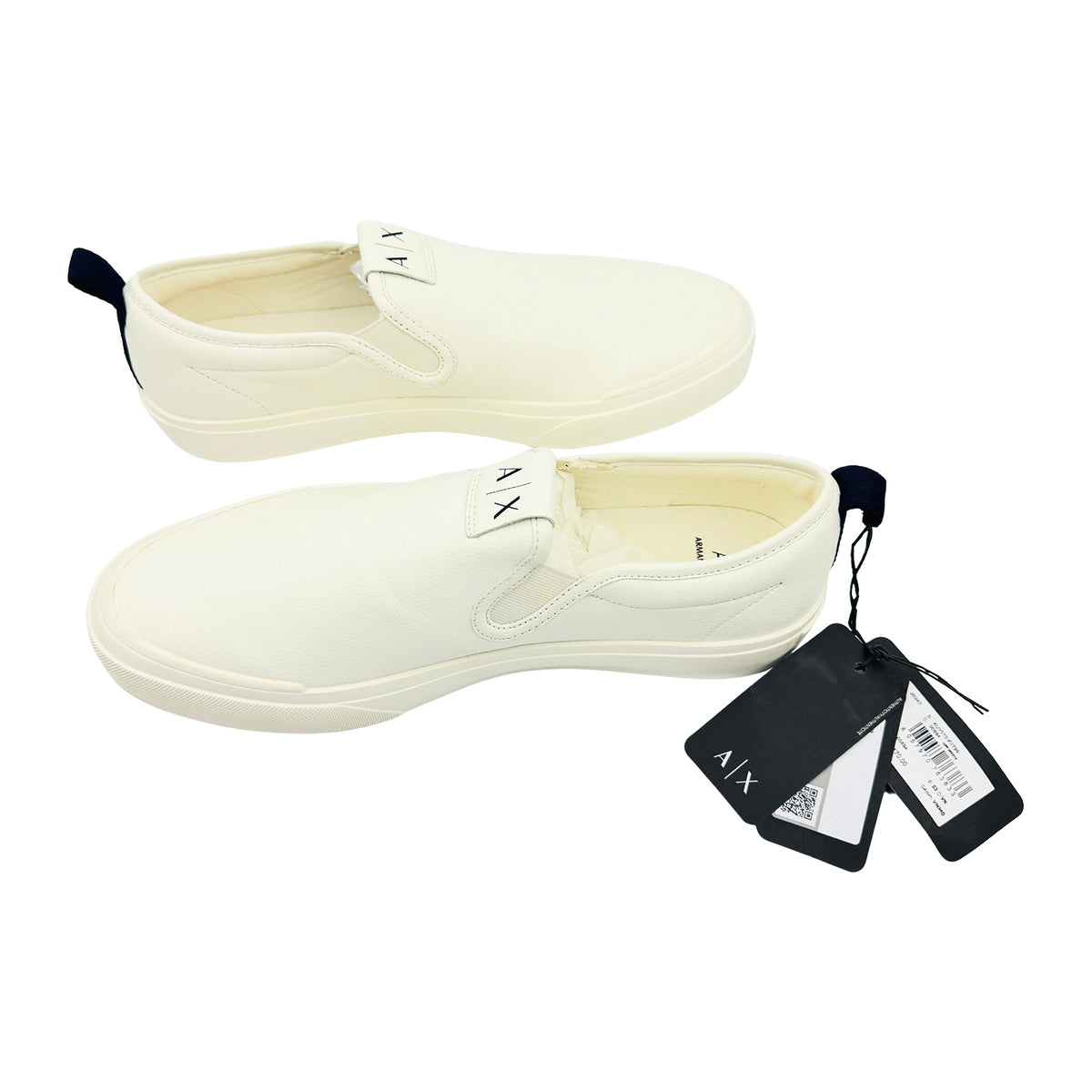 Armani Exchange Men's White Shoes (Size 44) - XUY010 XV799
