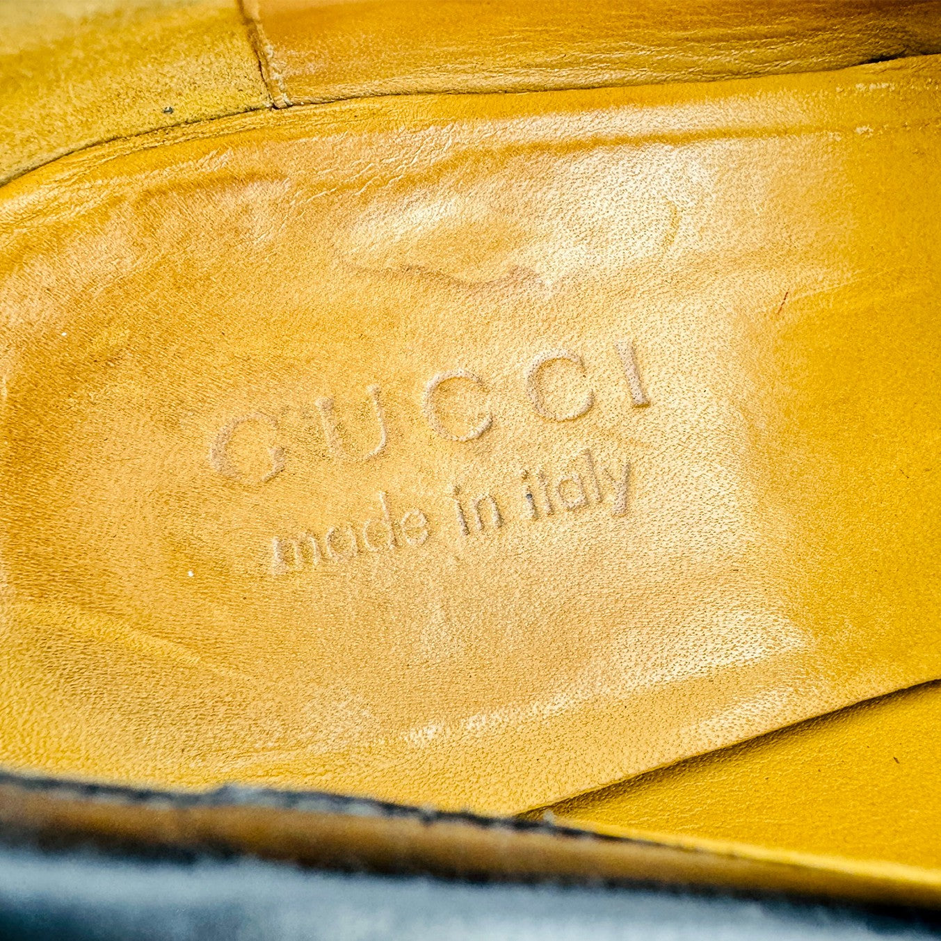 Gucci Black Interlocking G Leather Loafers (Size 42.5)