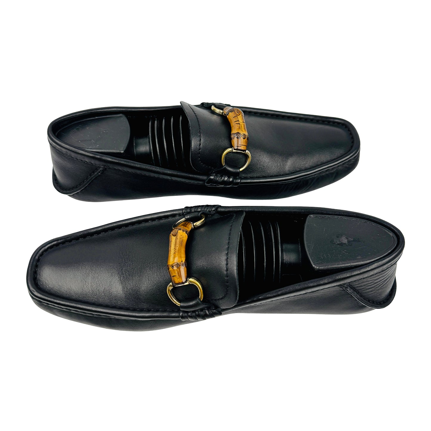 Gucci Bamboo Horsebit Black Loafers (Size 41) - 138204